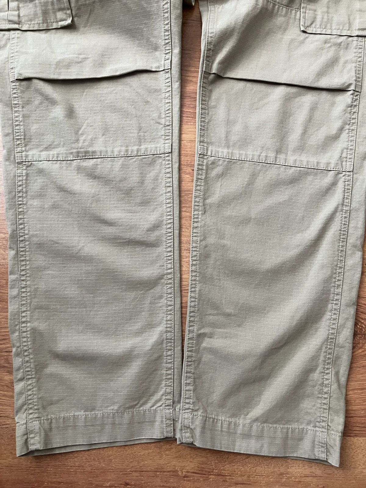Dickies × Vintage Beige Cargo Dickies Pants Double Knee Streetwear W32 L32 Size US 32 / EU 48 - 4 Thumbnail