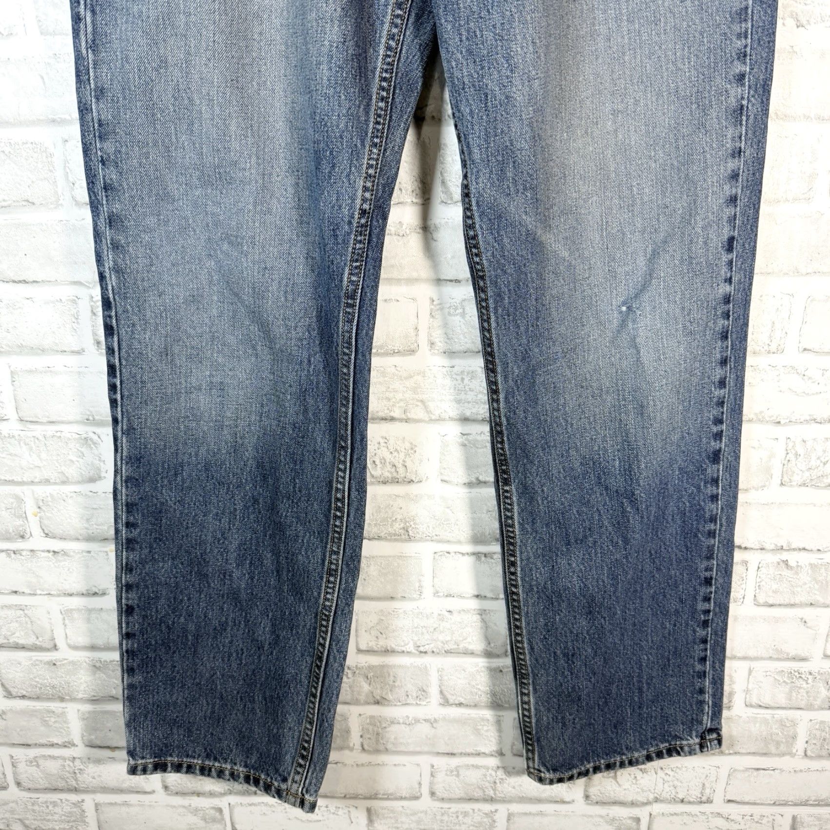 Harley Davidson VINTAGE Harley-Davidson Jeans Men 100% Cotton Straight Fit Blue 34x32 Size US 34 / EU 50 - 3 Thumbnail