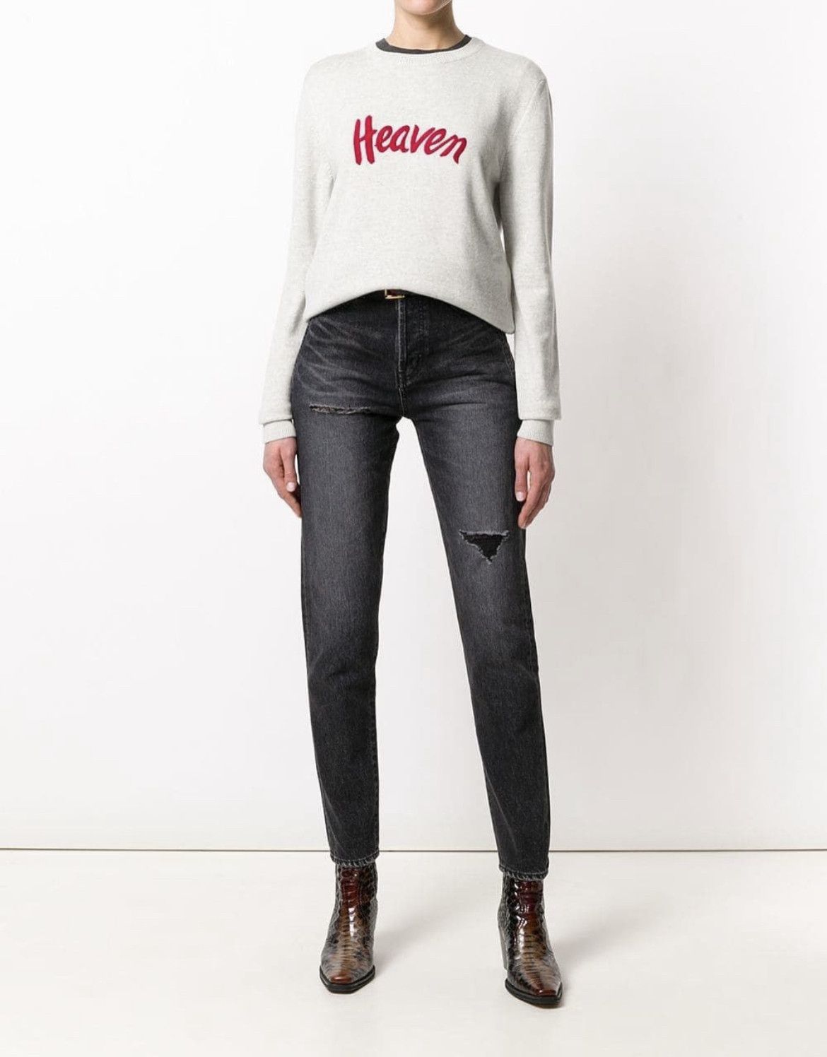Saint Laurent Paris FW17 Saint Laurent Paris Heaven Wool Knitted Jumper Size L / US 10 / IT 46 - 1 Thumbnail