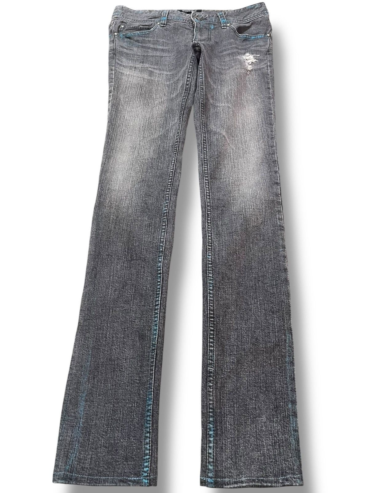 5351 POUR LES HOMMES Vintage 5351 Pour Les Homme Skinny Blue Essence Denim Size US 29 - 1 Thumbnail