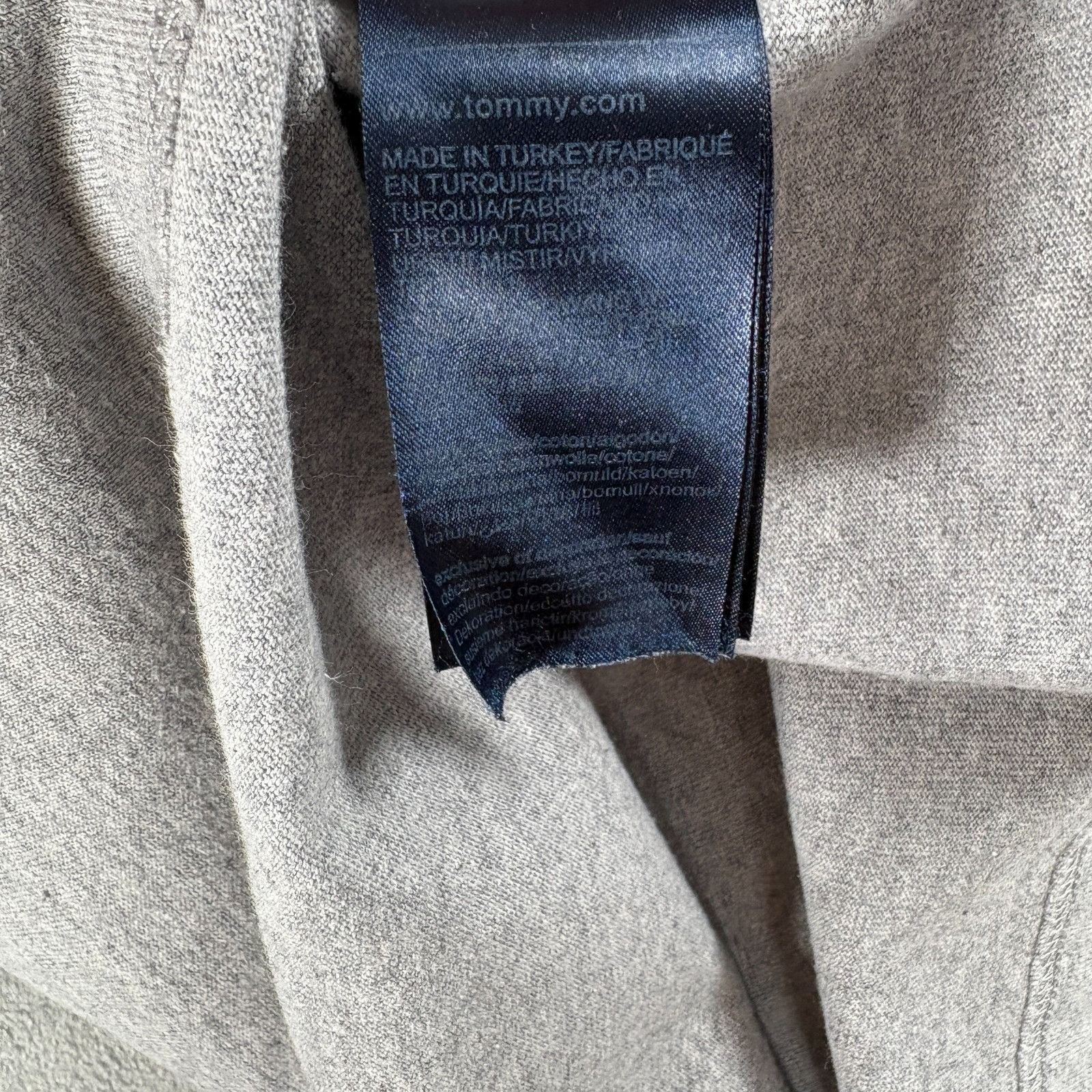 Tommy Hilfiger Tommy Jeans T Shirt Men XL Gray Logo Flag Graphic Short Slee Size US XL / EU 56 / 4 - 8 Thumbnail