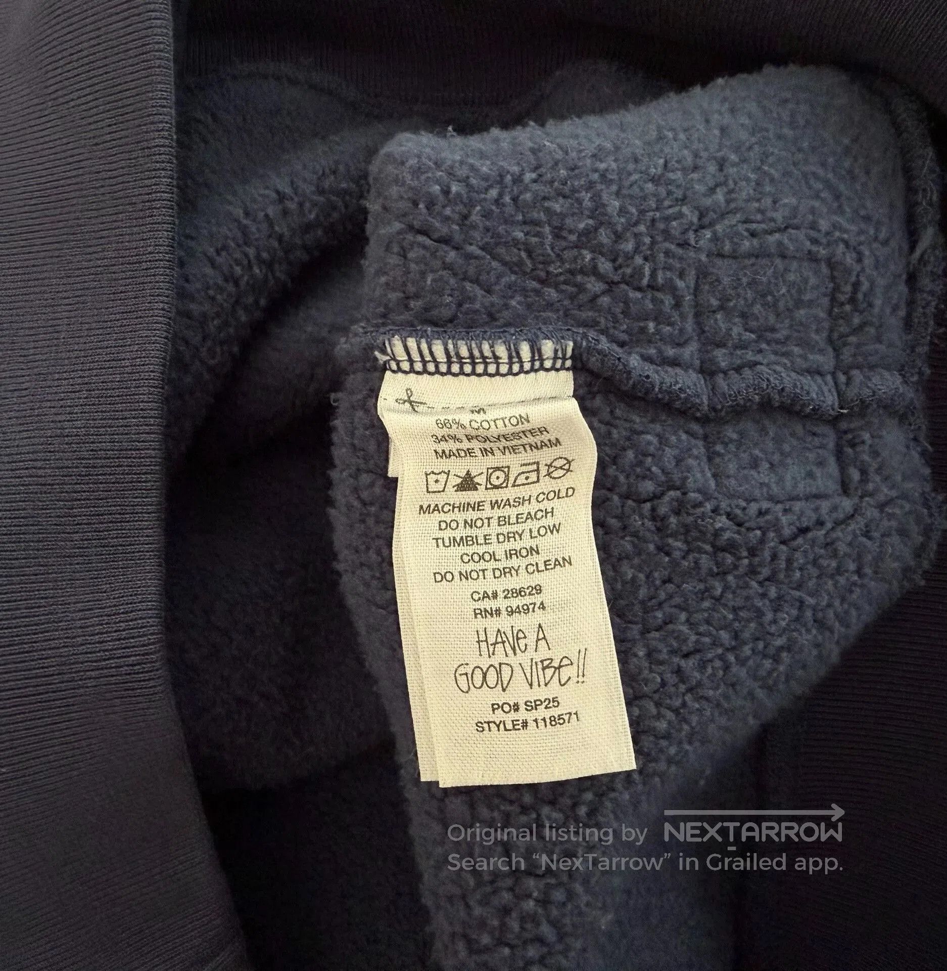 Stussy STUSSY FLEECE RELAXED ZIP HOODIE. Size US M / EU 48-50 / 2 - 3 Thumbnail