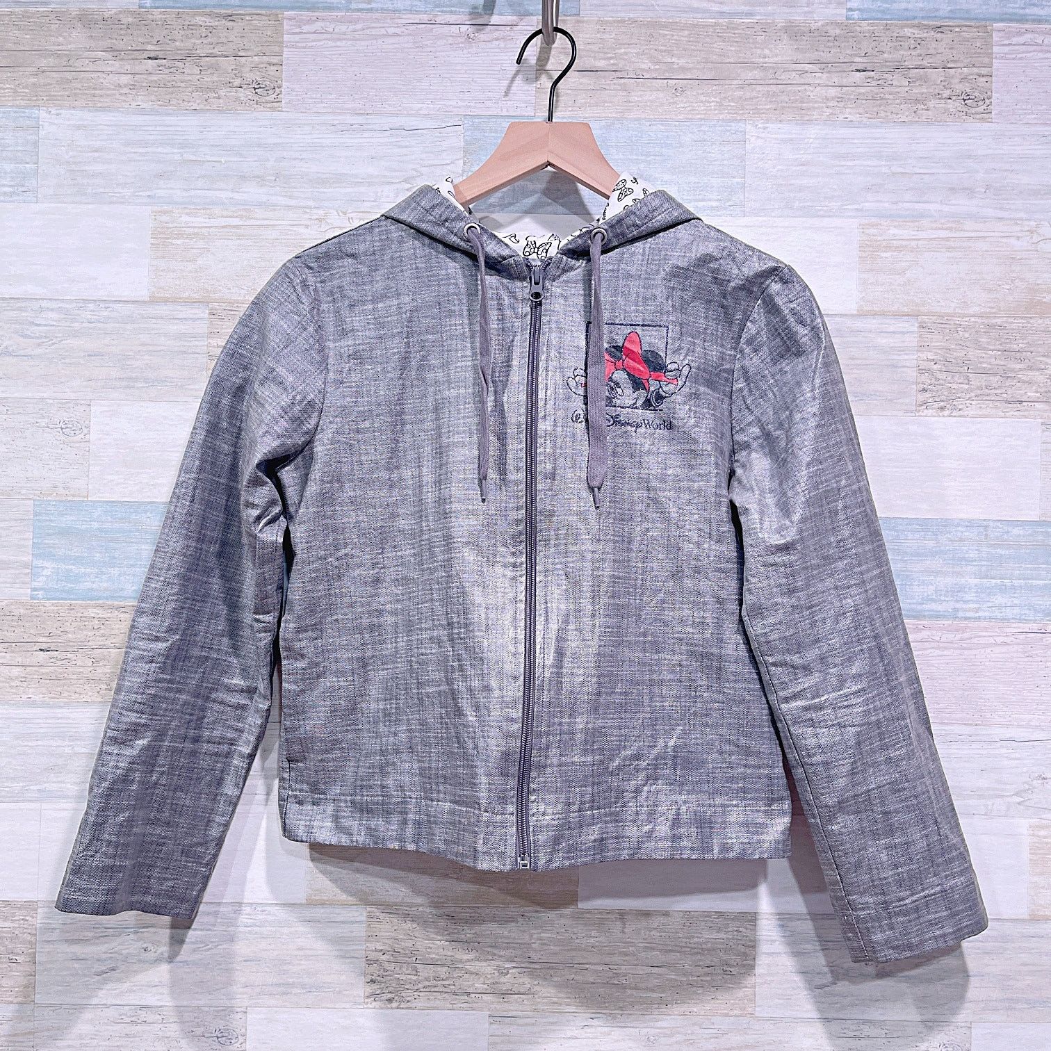 Disney DISNEY PARKS MINNIE MOUSE Rain Jacket Gray Womens XS Size XS / US 0-2 / IT 36-38 - 1 Thumbnail