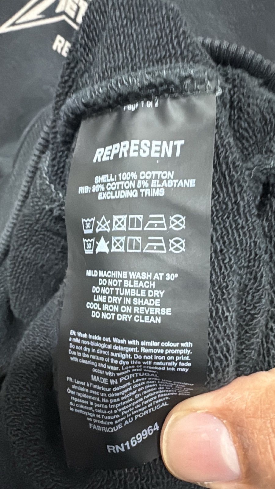 Represent Clo. Represent x Metallica zip hoodie stained black Size US L / EU 52-54 / 3 - 3 Thumbnail