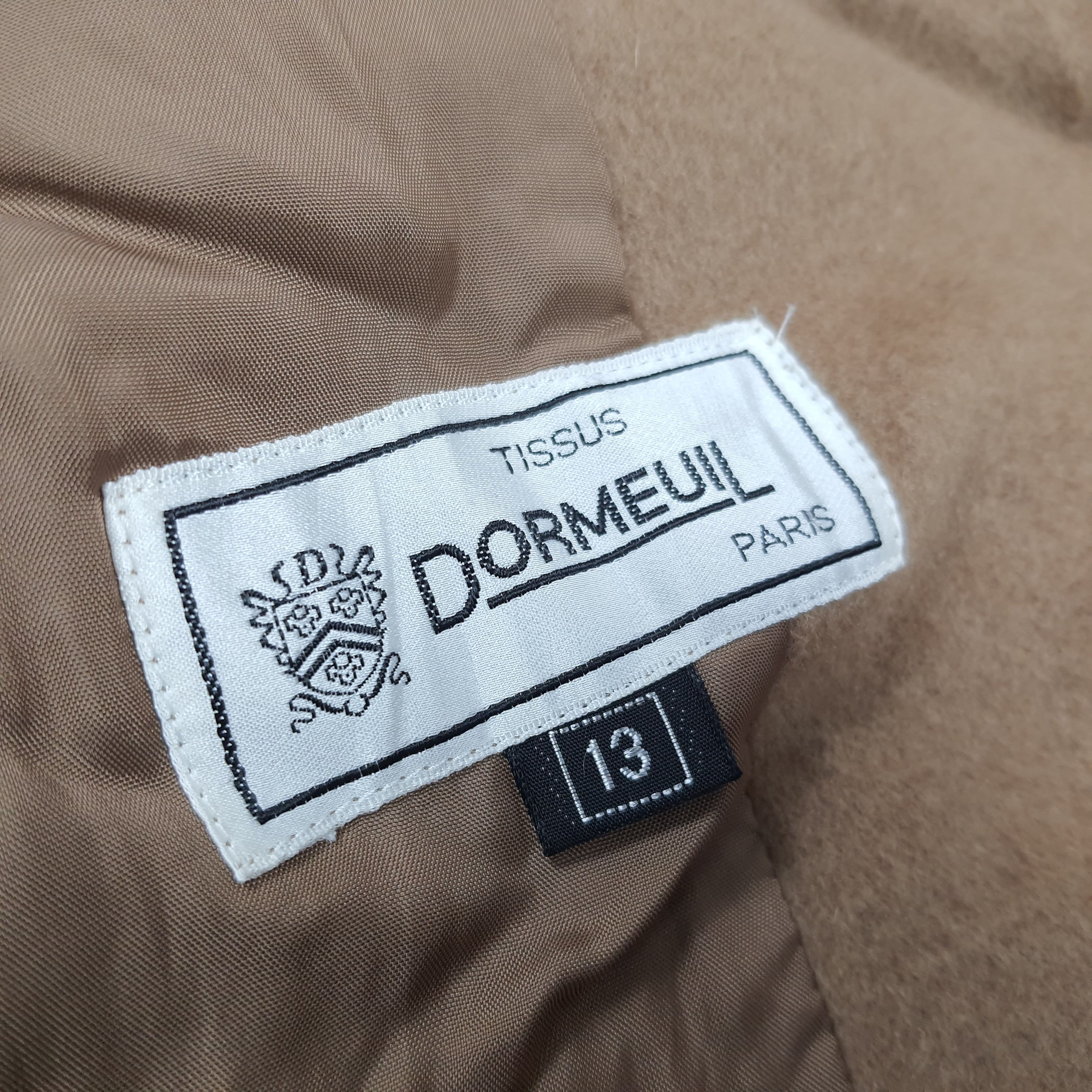 Vintage Camel Long Coat by Dormeuil Paris Faux Fur Collar C306N4 Size US L / EU 52-54 / 3 - 5 Thumbnail