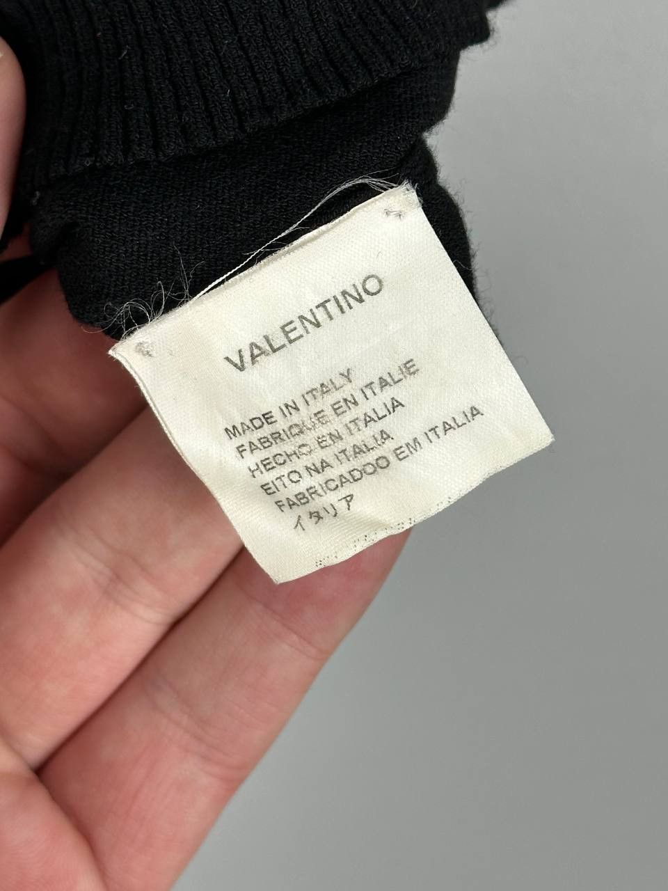 Valentino Valentino Roma Black Knitted Luxury T Shirt Size XS / US 0-2 / IT 36-38 - 8 Thumbnail