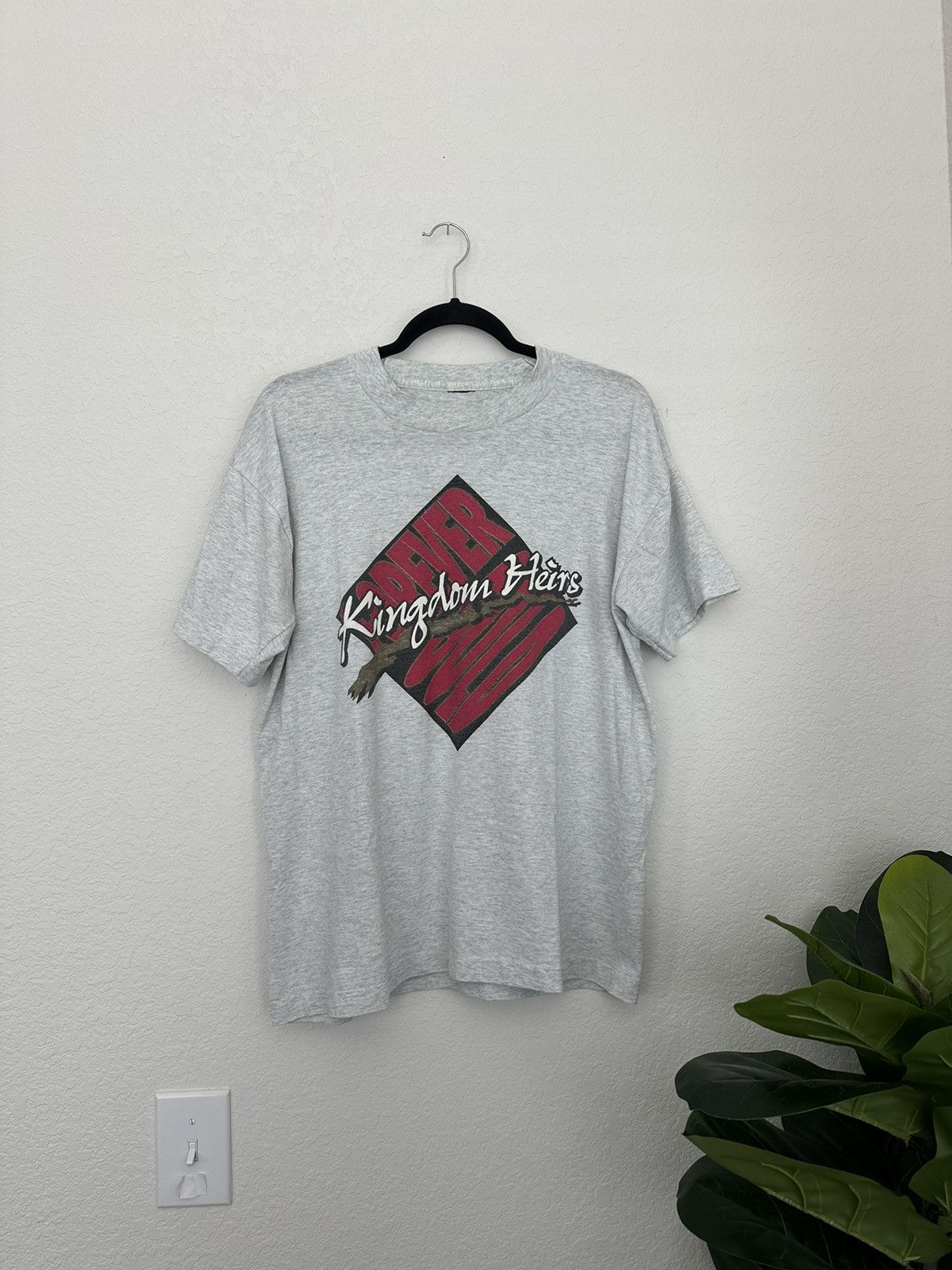 Band Tees × Vintage Vintage 90s Kingdom Heirs T-shirt Single Stitched Band tee Size US L / EU 52-54 / 3 - 2 Thumbnail