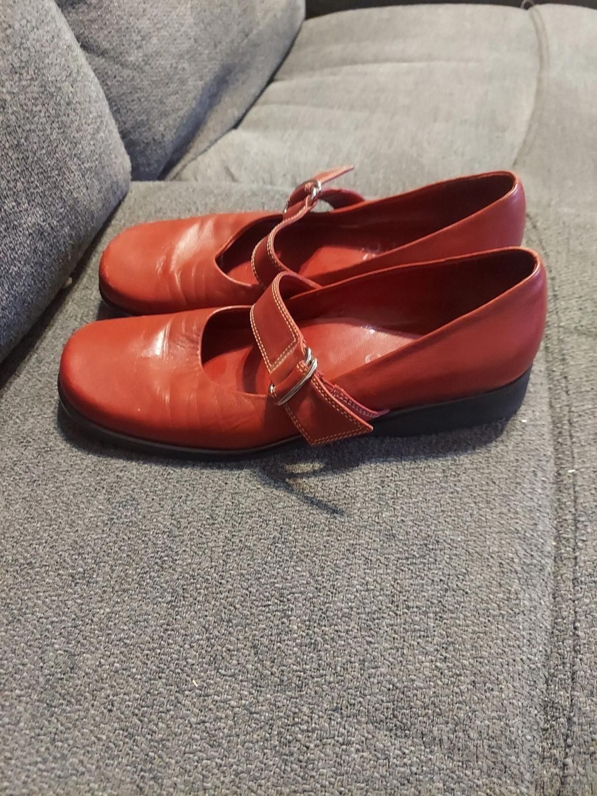 Other Franco Sarto Red Mary Jane Shoes Size 8M Size US 8 / IT 38 - 3 Thumbnail
