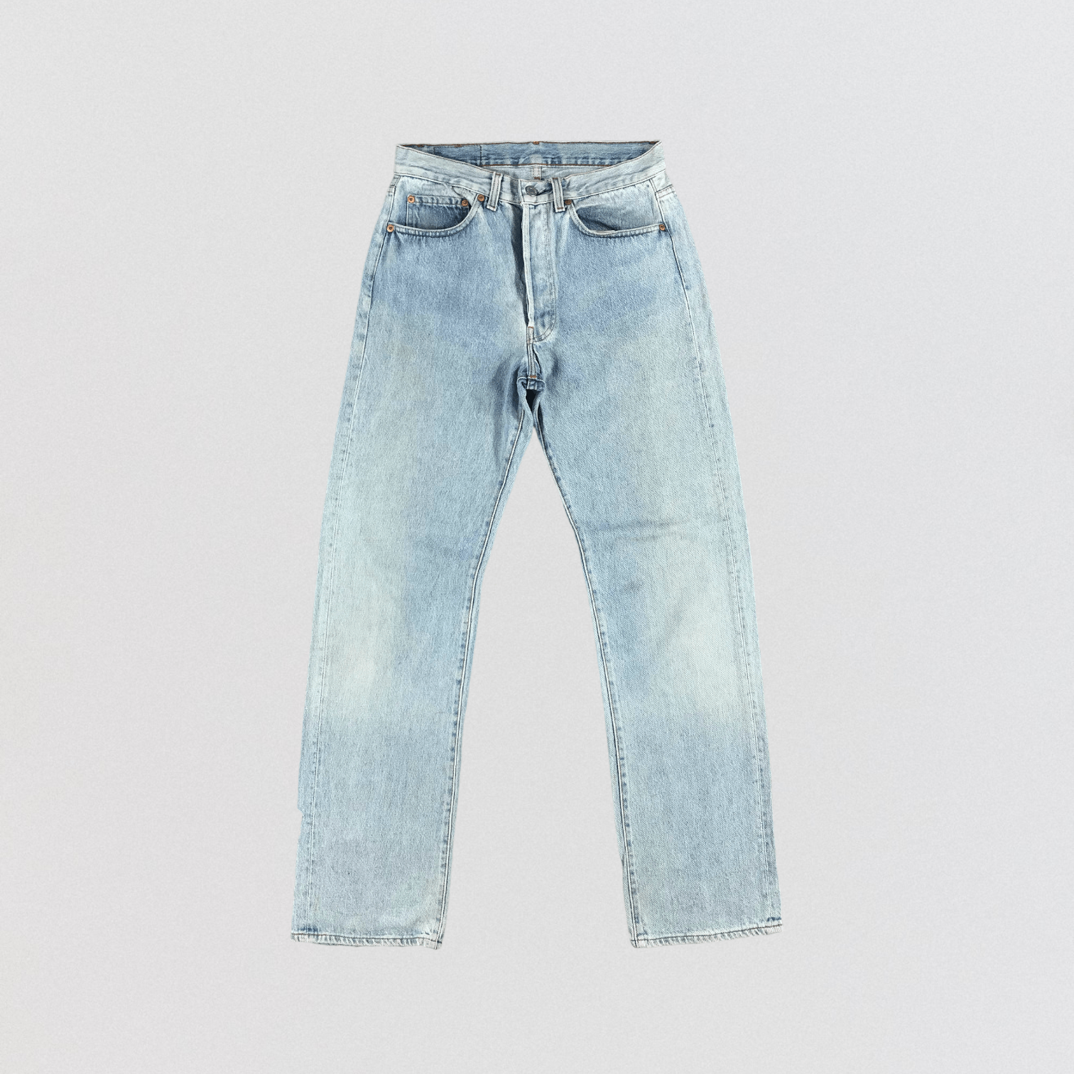 Levi's Vintage 80s Light Wash Levis 501 Jeans-JM2247 Size US 30 / EU 46 - 1 Thumbnail