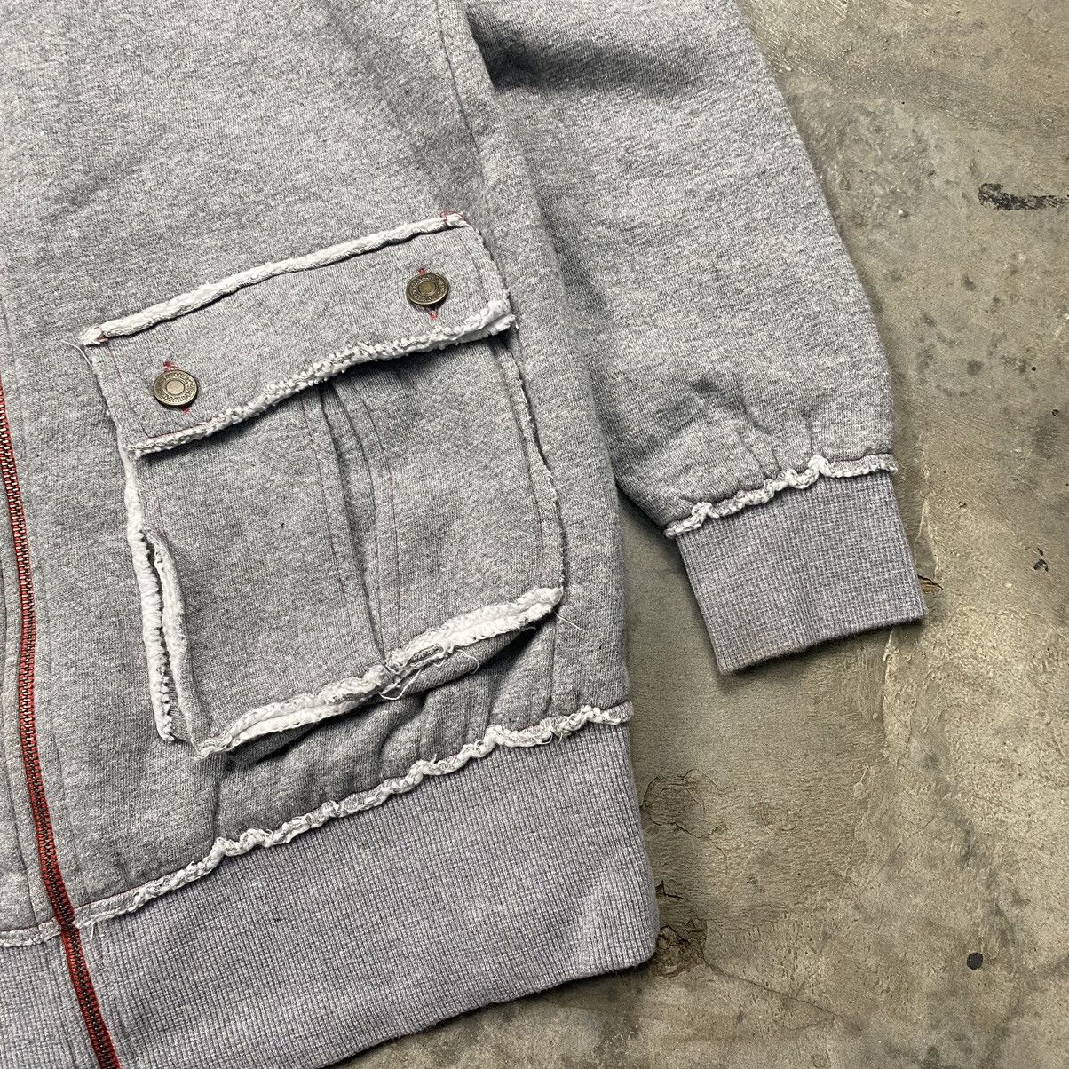If Six Was Nine × Japanese Brand × Le Grande Bleu (L.G.B.) Ryu Ryu Bondage Rugged Zip Up Dress Hoodie Size M / US 6-8 / IT 42-44 - 2 Thumbnail