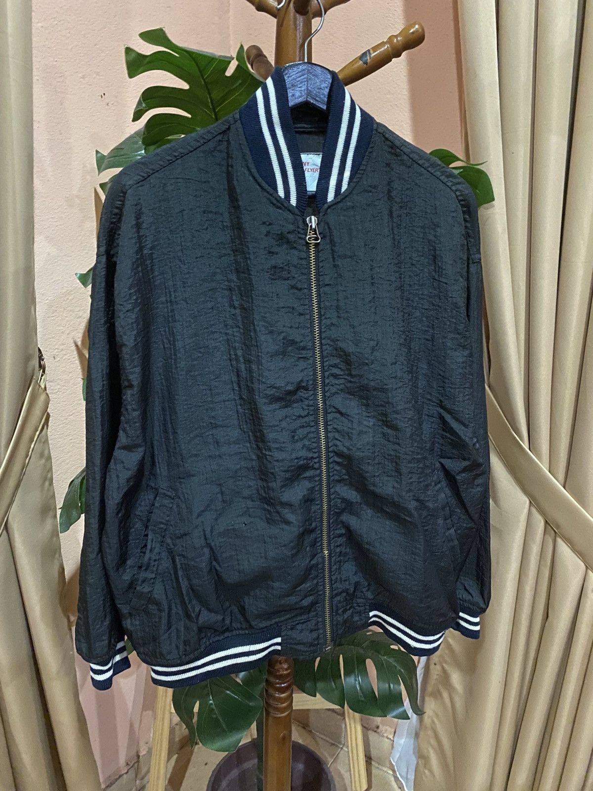 Vintage LOLD Anthony Jacket-Flyer’s Black Bomber Jacket Embroidered Size US M / EU 48-50 / 2 - 4 Thumbnail