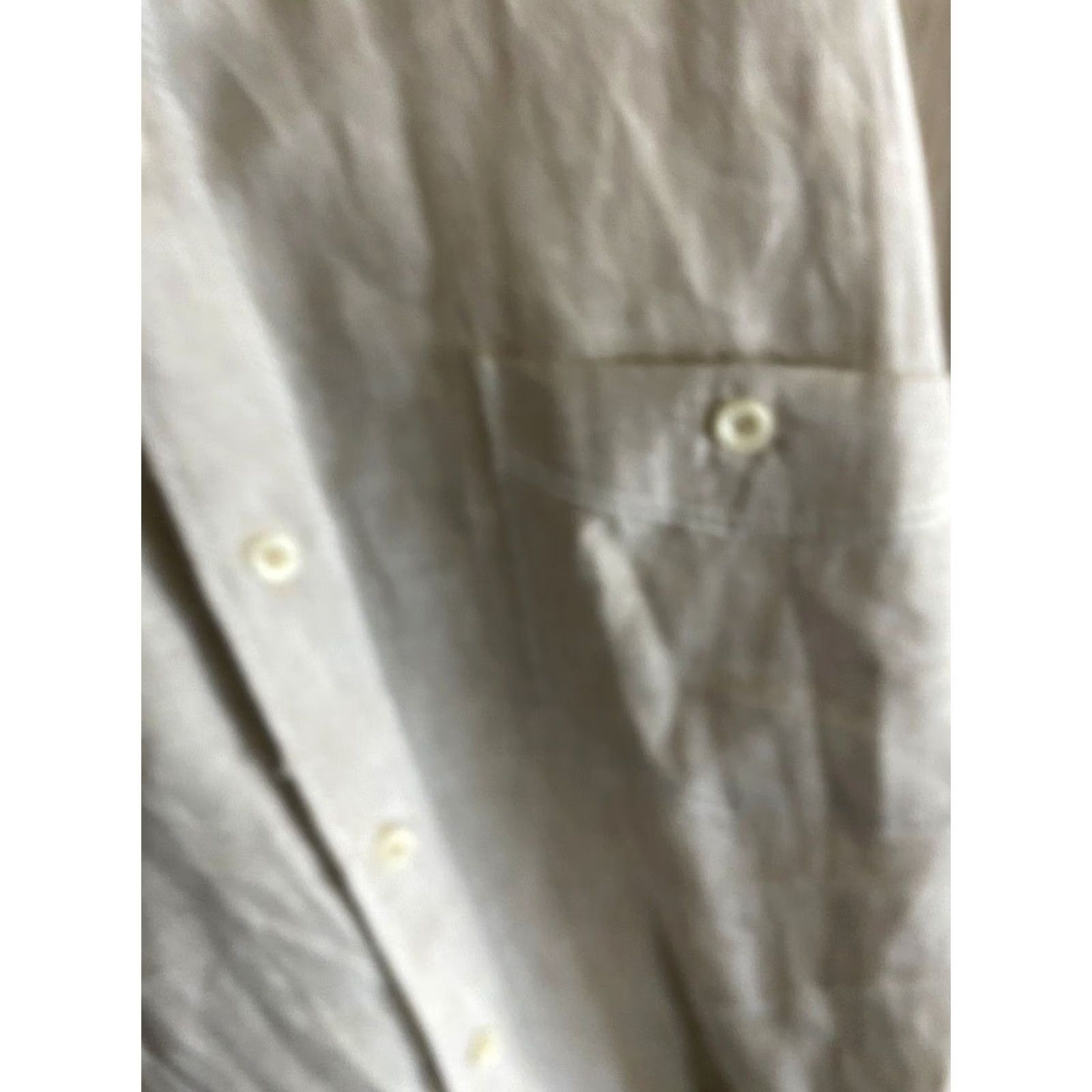 Tommy Bahama Tommy Bahama 100% Linen SHIRT Short Sleeve Button-Up Beige Large L 33 Mens Size US L / EU 52-54 / 3 - 7 Thumbnail