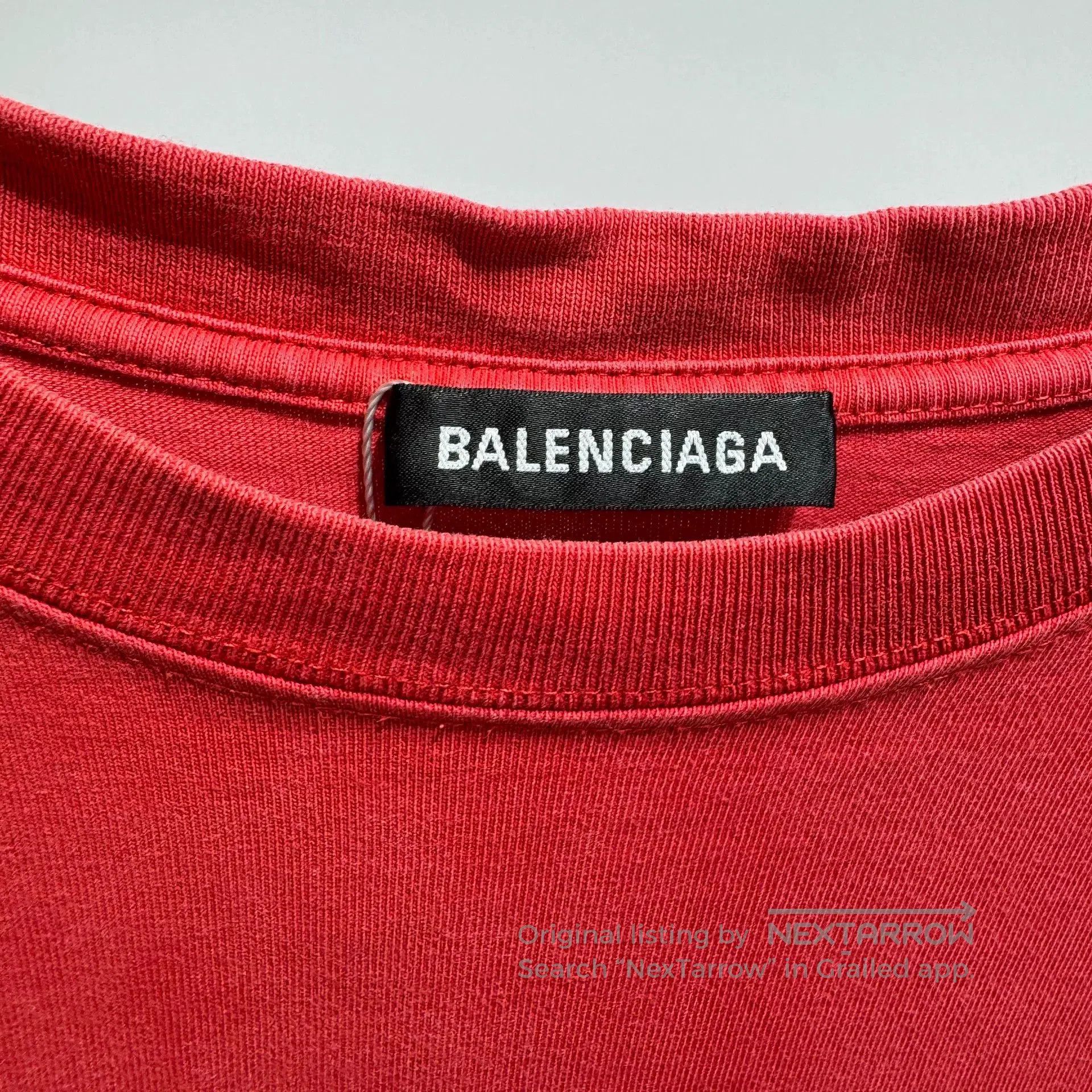 Other Balenciaga Red Letter Logo Short Sleeve XL. Size XL / US 12-14 / IT 48-50 - 3 Thumbnail