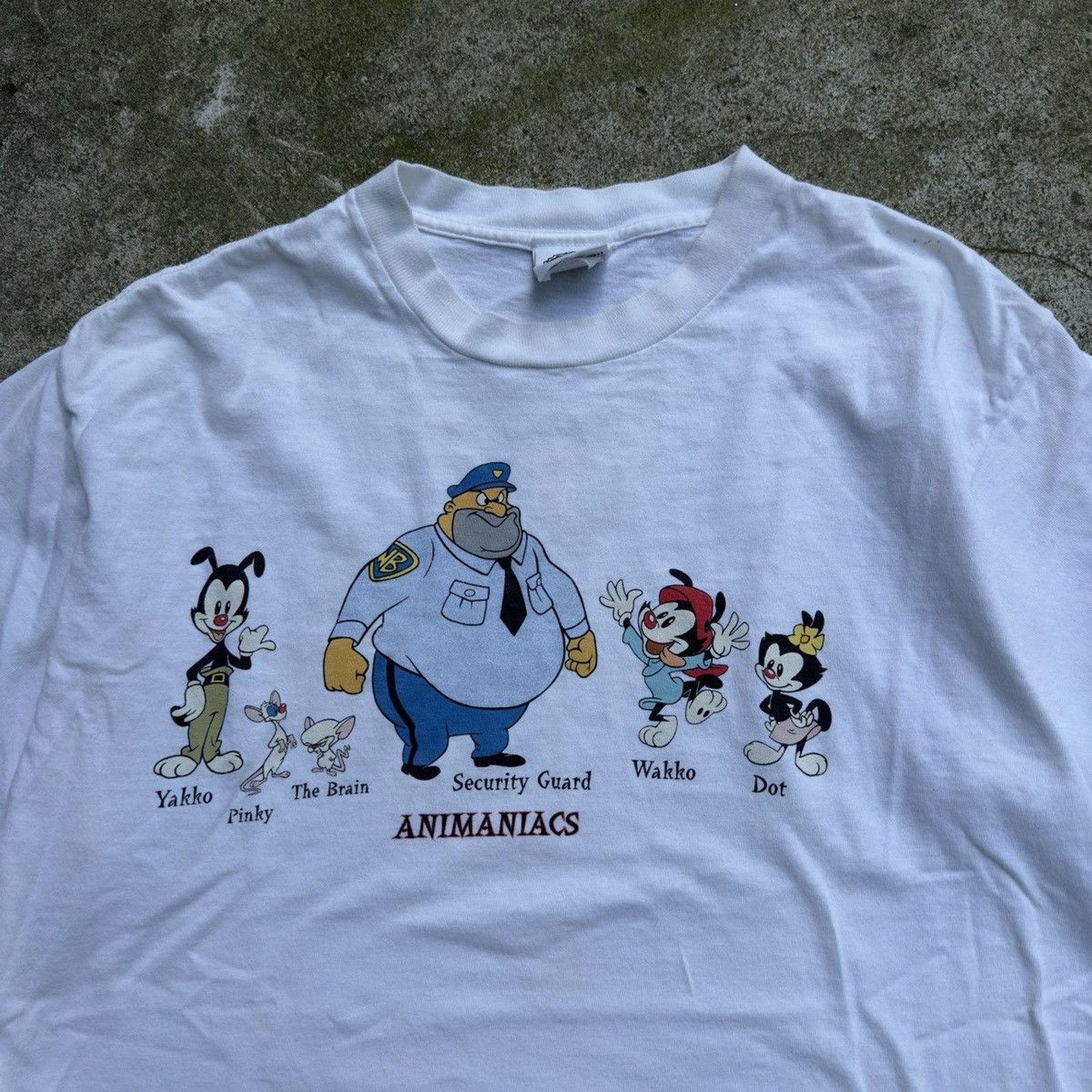 Vintage Vintage 90s Animaniacs Single Stitch Character Tee Size US L / EU 52-54 / 3 - 3 Thumbnail