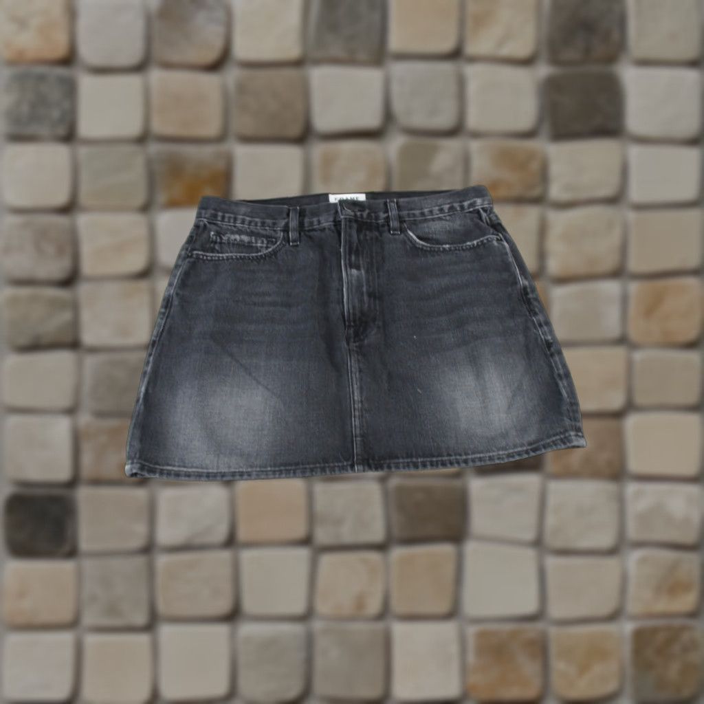 Frame FRAME Skirt Womens 29 Gray Denim Mini Cotton Size 29" - 1 Thumbnail