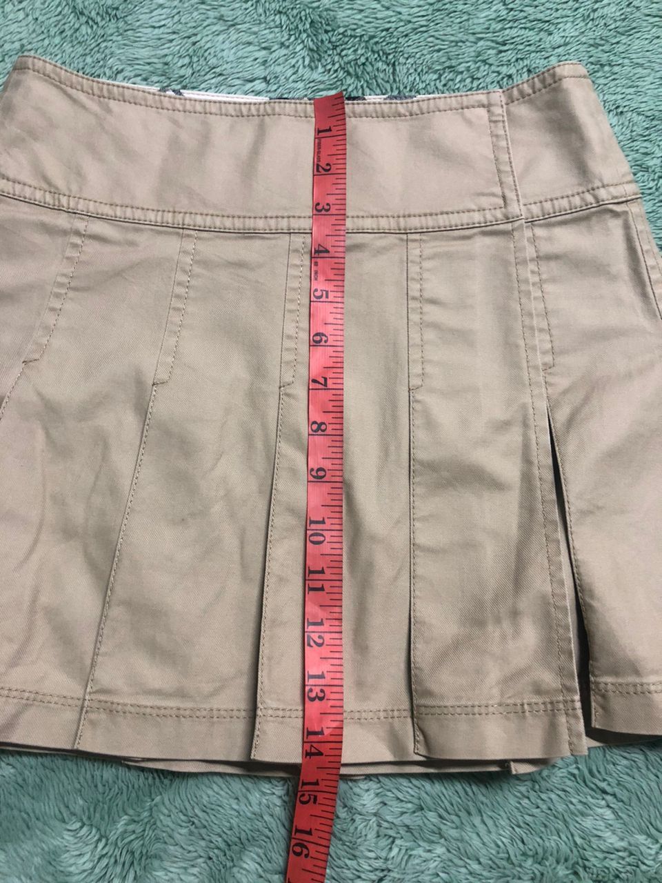 Burberry Burberry Blue Label Mini Skirt Brown Size 27" / US 4 / IT 40 - 12 Thumbnail