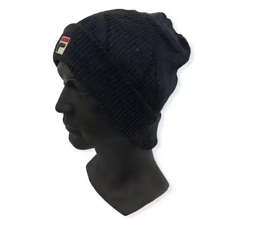 Fila Vintage Fila Classic Logo Beanie Hat Size ONE SIZE - 2 Thumbnail