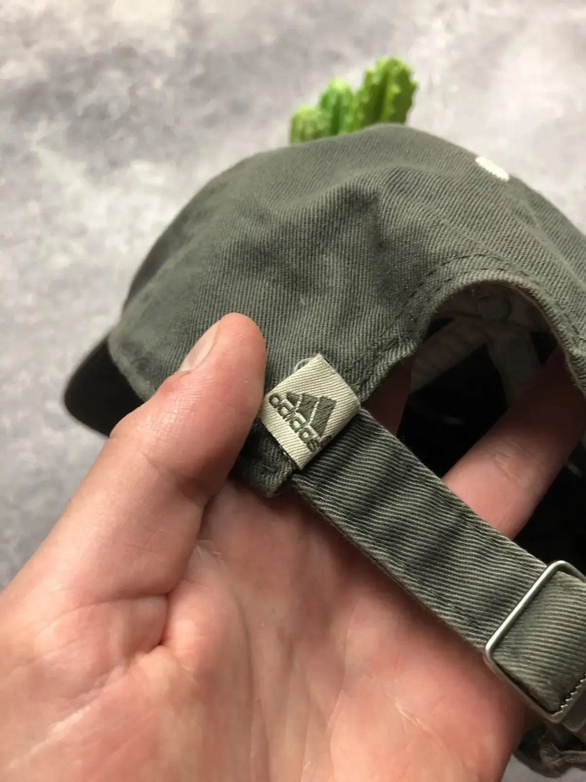 Adidas NIKE Vintage Big Logo Hat Cap Streetwear Dad Navy Green Size ONE SIZE - 7 Thumbnail