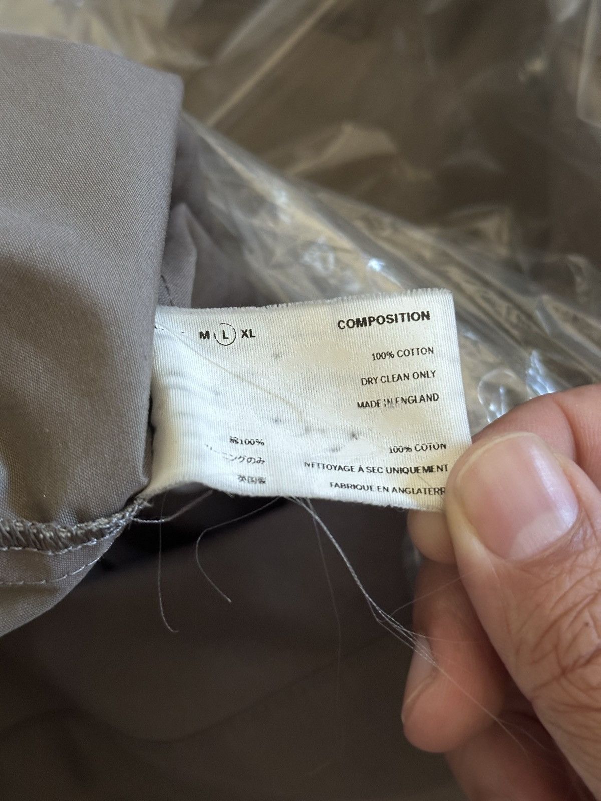 Kiko Kostadinov 00022017 Taupe Work Shirt Size US L / EU 52-54 / 3 - 7 Thumbnail
