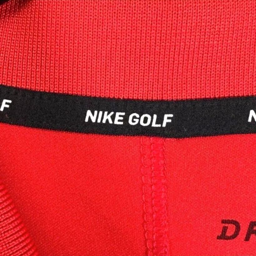 Nike Nike Golf Polo Shirt Mens Large Red Dri-Fit Athletic Breathable Short Sleeve Collared 100% Polyester Golf Rugby Logo Outdoor Preppy Sports Shirt Size US L / EU 52-54 / 3 - 3 Thumbnail