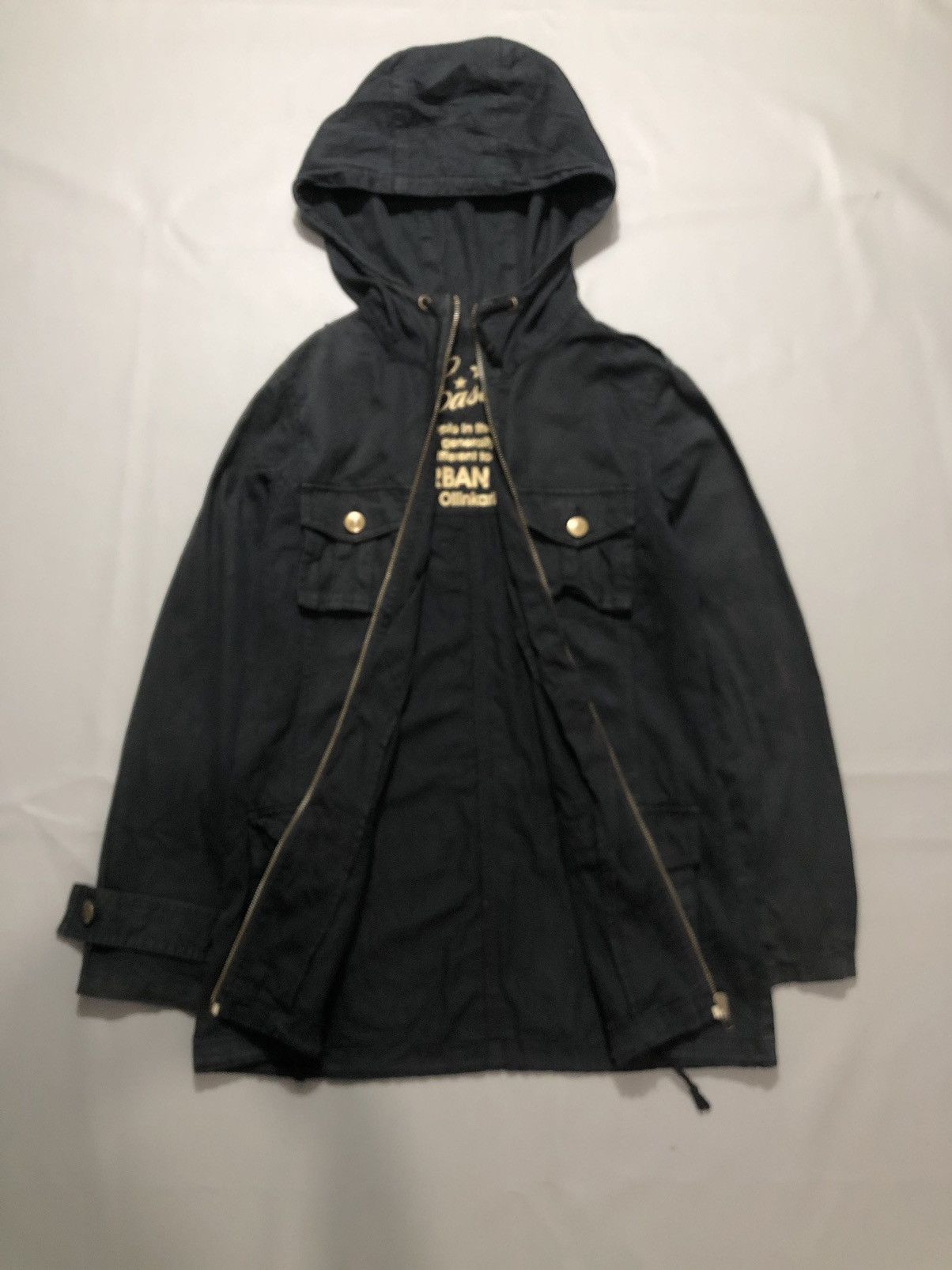If Six Was Nine JAPANESE DOUBLE POCKET ZIPPER JACKET HOODIE GOA STYLE Size M / US 6-8 / IT 42-44 - 2 Thumbnail