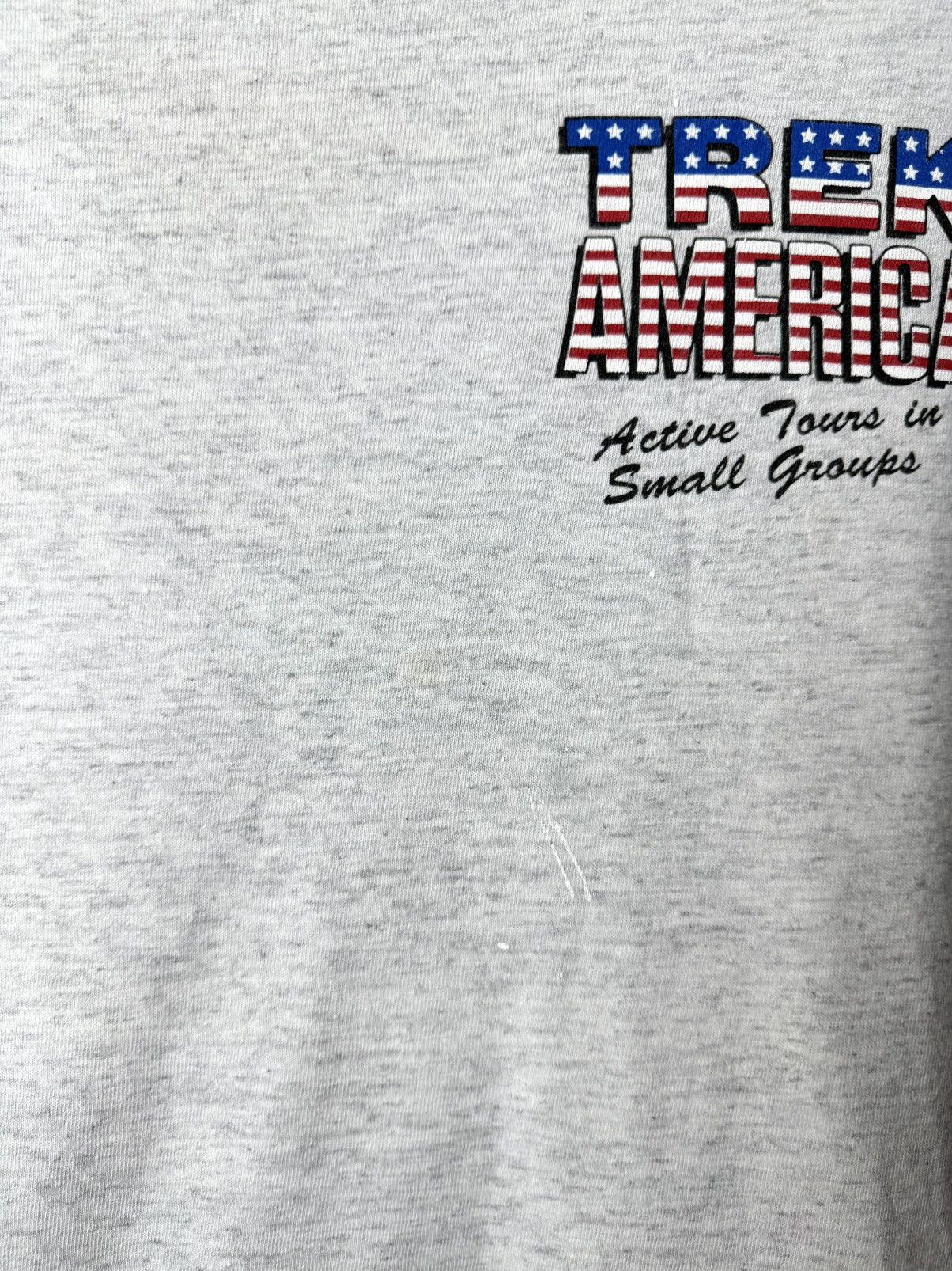 Vintage 1990’s Rare! Vintage Trek America Adventure Oneita T Shirt Size US L / EU 52-54 / 3 - 6 Thumbnail
