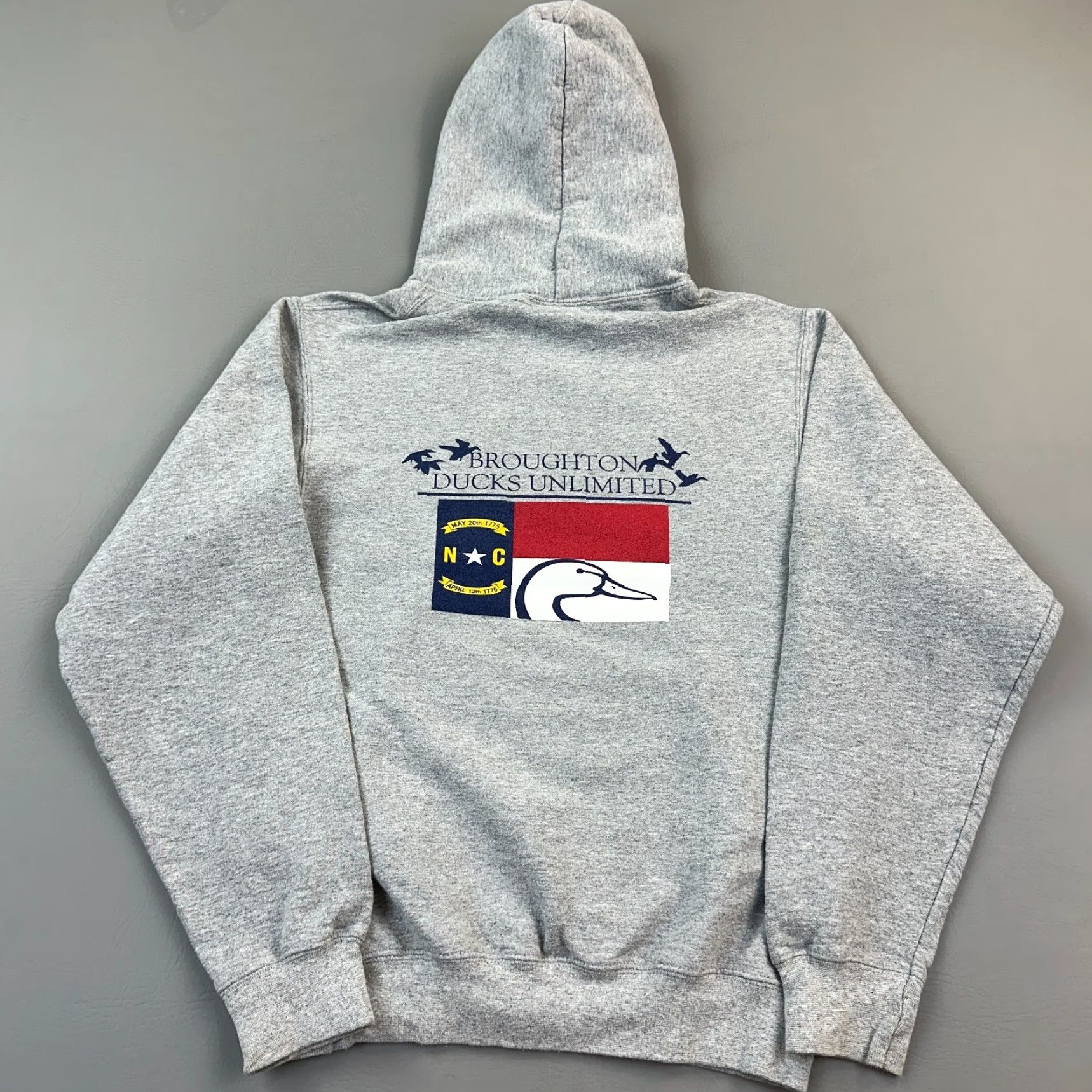 Port & Company Ducks Unlimited Hoodie Women's Small Gray North Carolina Pullover Hunting Size S / US 4 / IT 40 - 6 Thumbnail