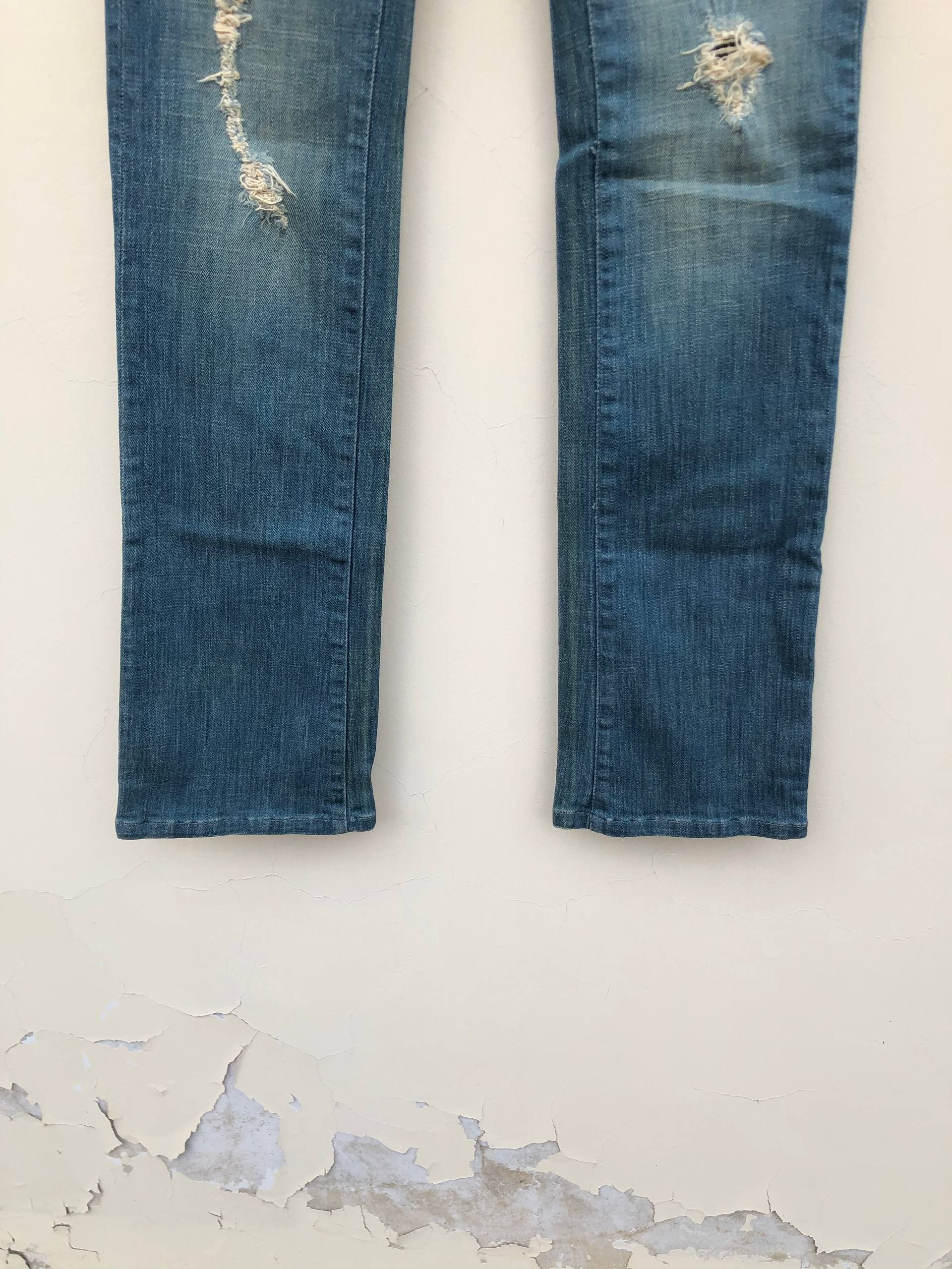If Six Was Nine 2000s Patchwork Distressed Vkei Y2k Japanese Archive Size US 27 - 8 Thumbnail