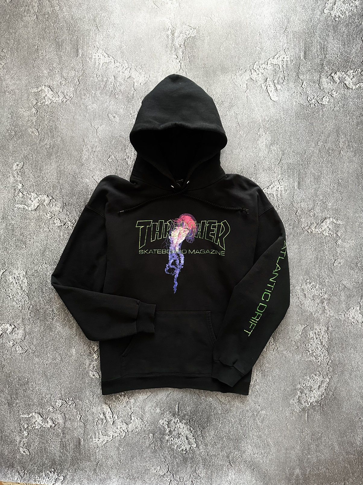 Vintage Vintage Thrasher Atlantic Drift Hoodie Oversized Fit Grailed