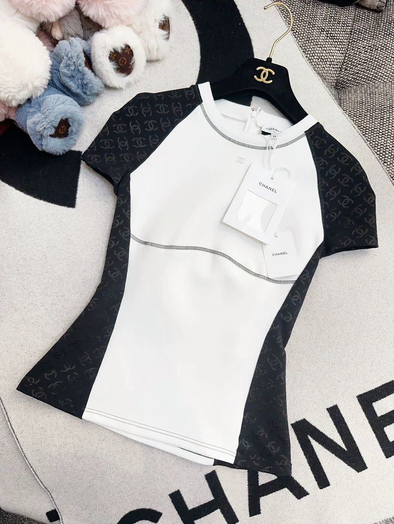 Chanel Chanel 24C early spring vacation black and white dark patt Size XXS / US 00 / IT 34 - 8 Thumbnail