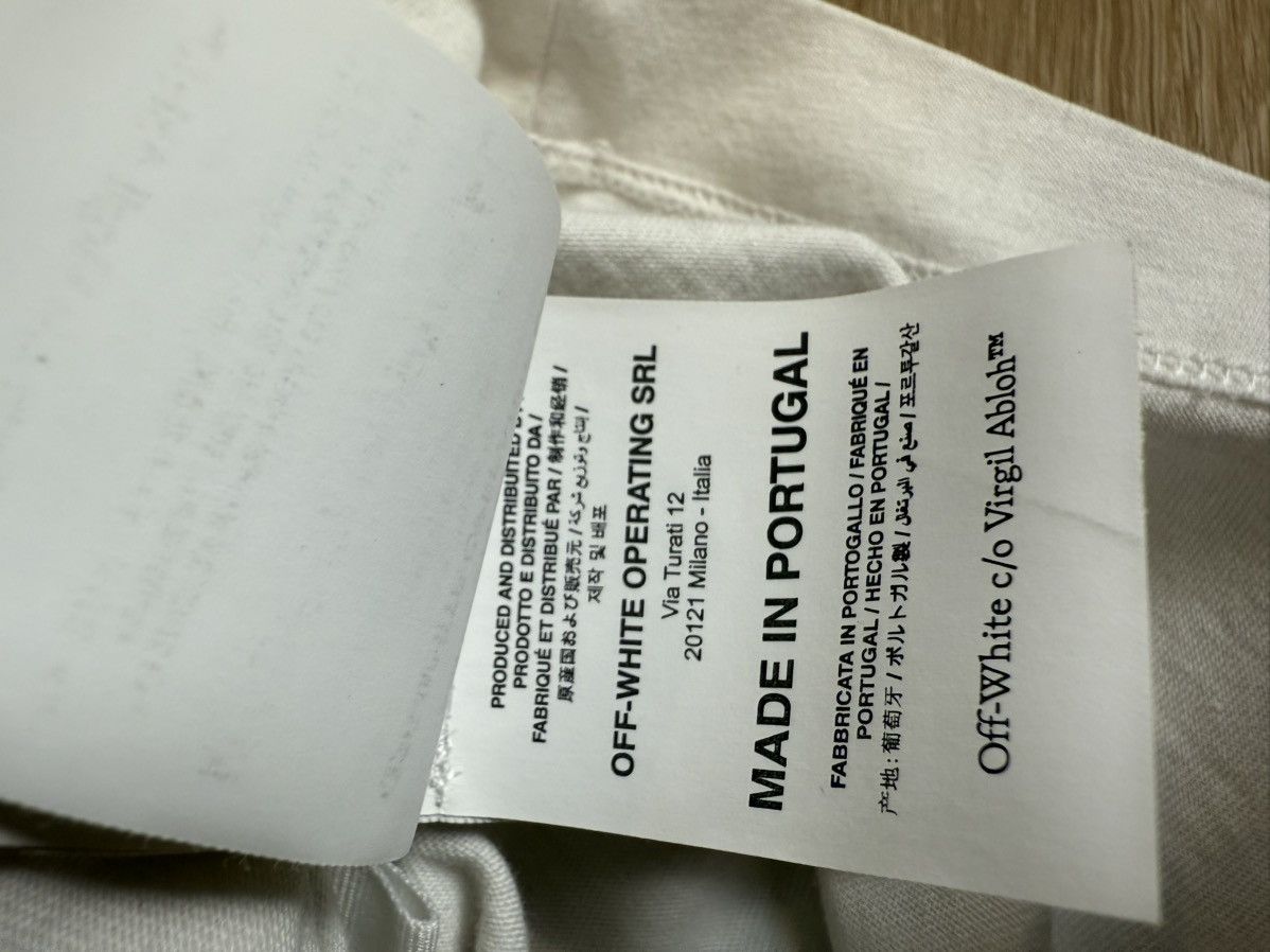 Off-White Off-White Paris Short Sleeve Shirt Size Large, White Size US L / EU 52-54 / 3 - 6 Thumbnail
