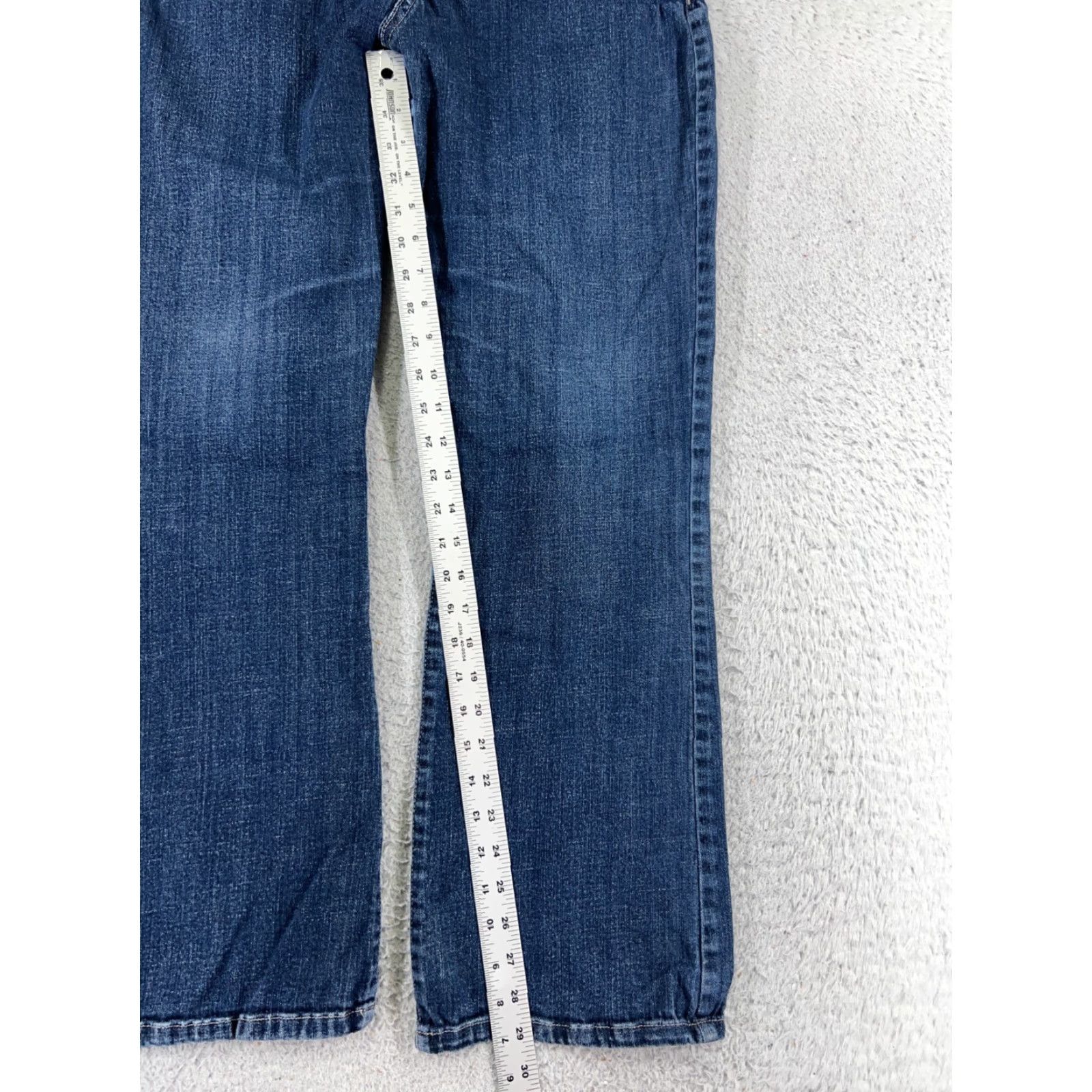 Lee Lee Women's Bootcut Jeans 30x29 Blue Denim Mid Rise Cotton Slim Fit American Style Size 30" / US 8 / IT 44 - 7 Thumbnail