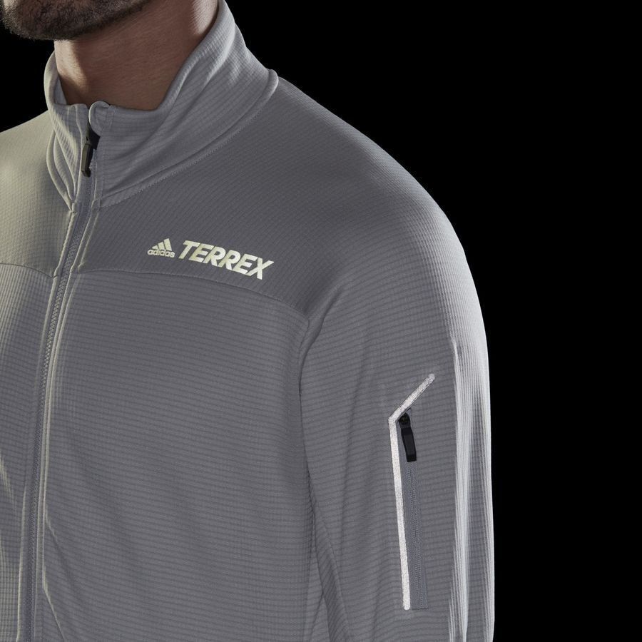 Adidas Adidas Stockhorn Fleece Jacket Mens Sz M Gray Size US M / EU 48-50 / 2 - 5 Thumbnail