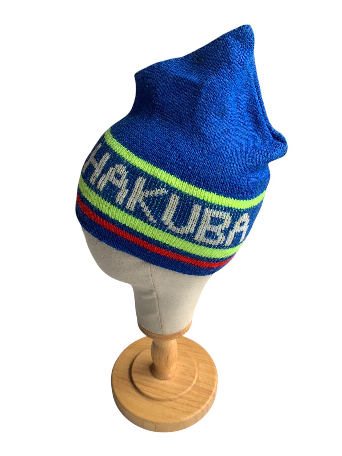 14th Addiction × Japanese Brand × Vintage Vintage Hakuba Knitted Mohawk style Japanese Beanie Hats🎌 Size ONE SIZE - 4 Thumbnail