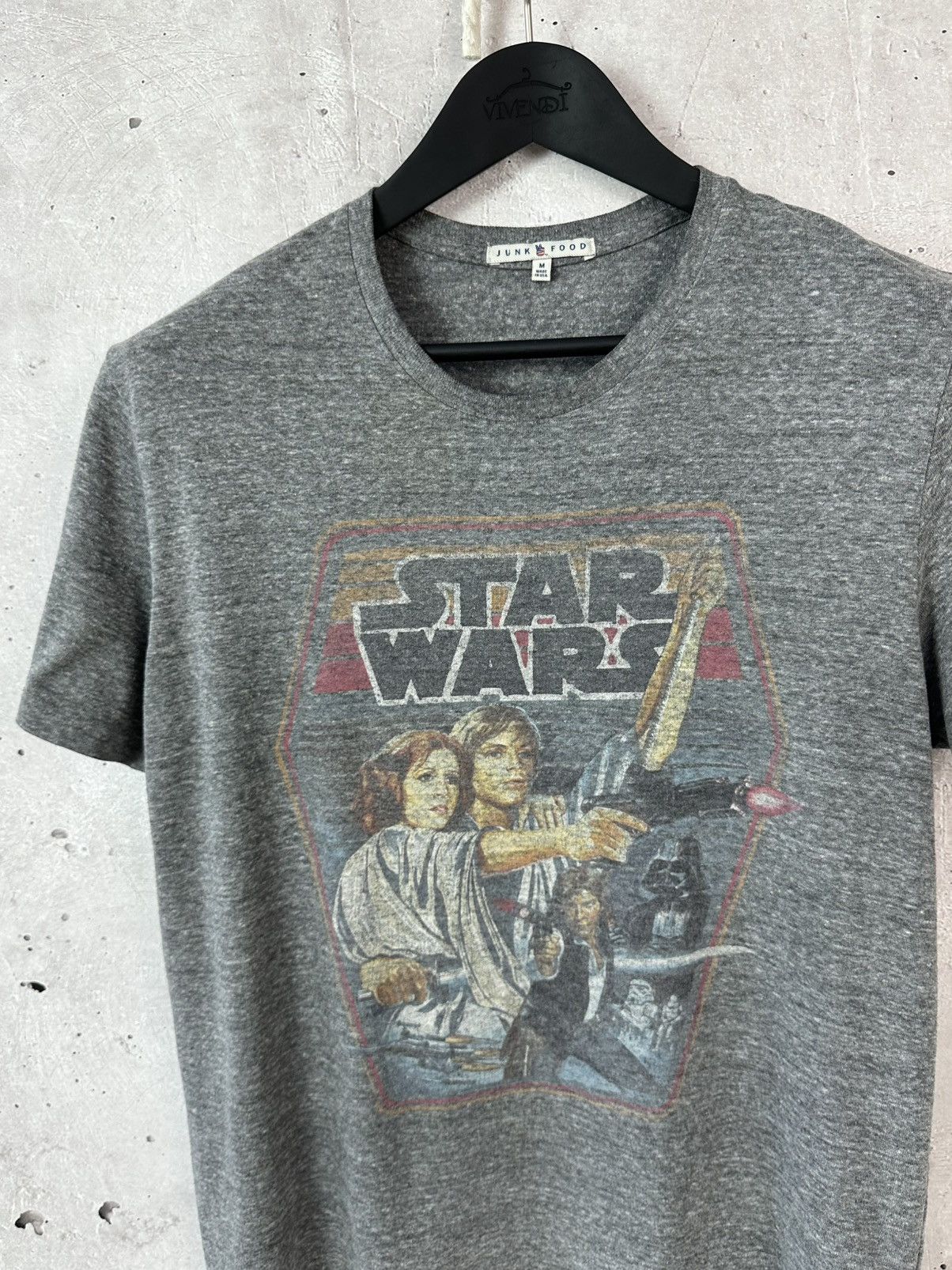 Junk Food Junk Food Star Wars Made in USA Grey T-shirt Size US M / EU 48-50 / 2 - 4 Thumbnail