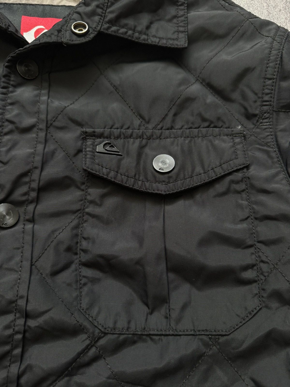 Quicksilver × Quiksilver Quiksilver S quilted jacket bomber button up surfing Size US S / EU 44-46 / 1 - 9 Thumbnail