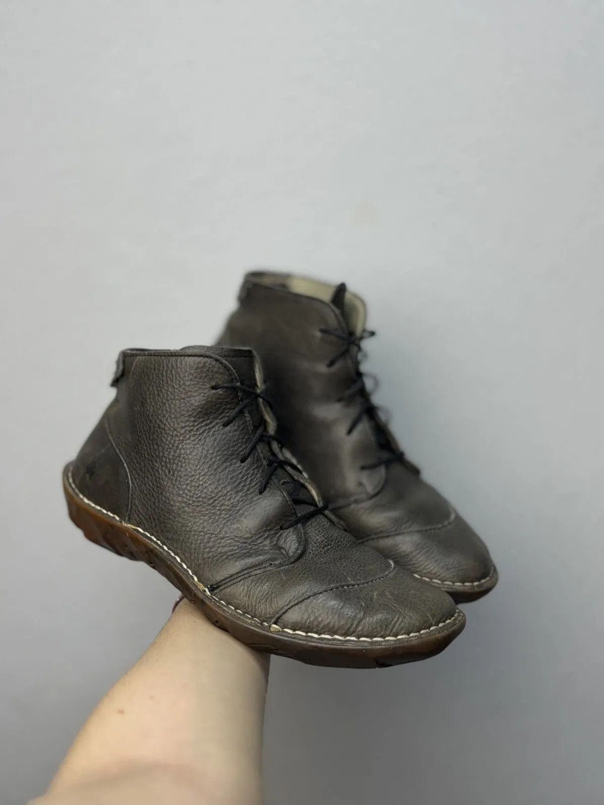 Guidi Vintage Trippen Boots ankle Leather Western Margiela Style Size US 7.5 / EU 40-41 - 1 Thumbnail