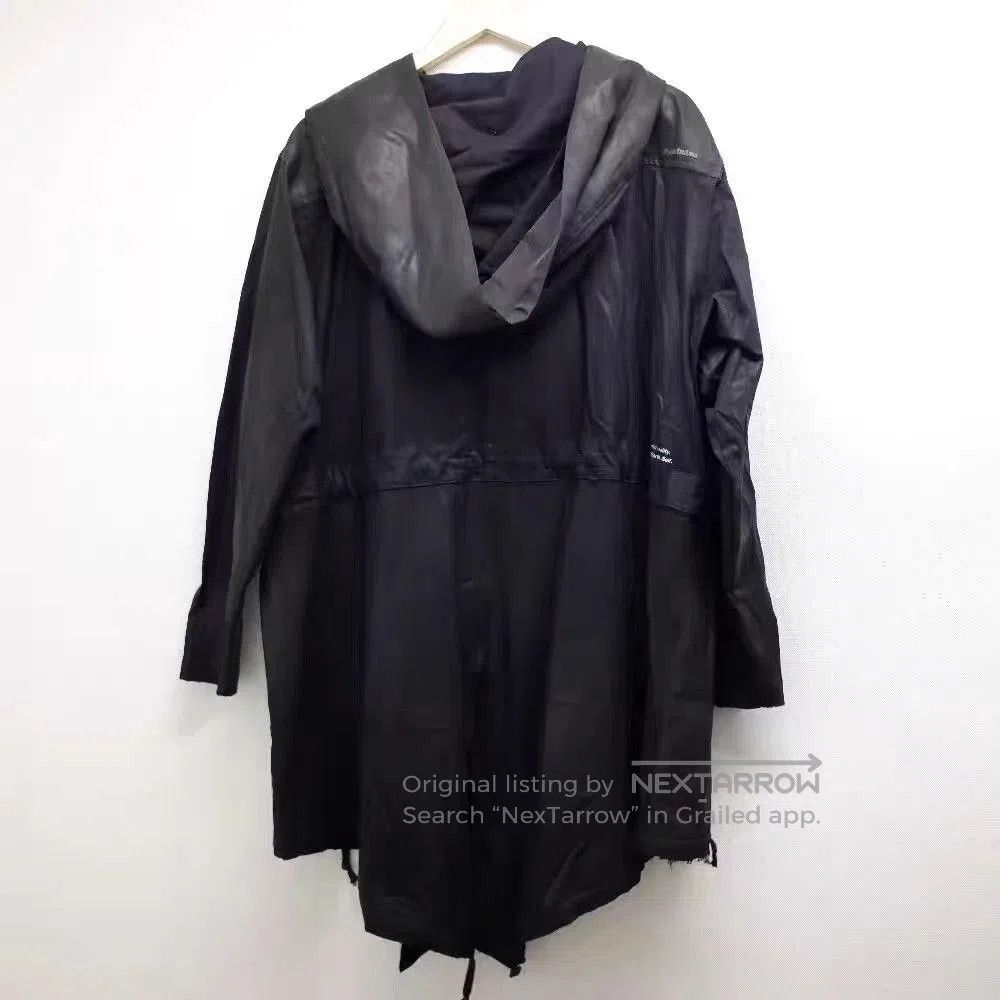 Roen Black Hooded Button-Up Heavy Coat XL. Size US XL / EU 56 / 4 - 2 Thumbnail