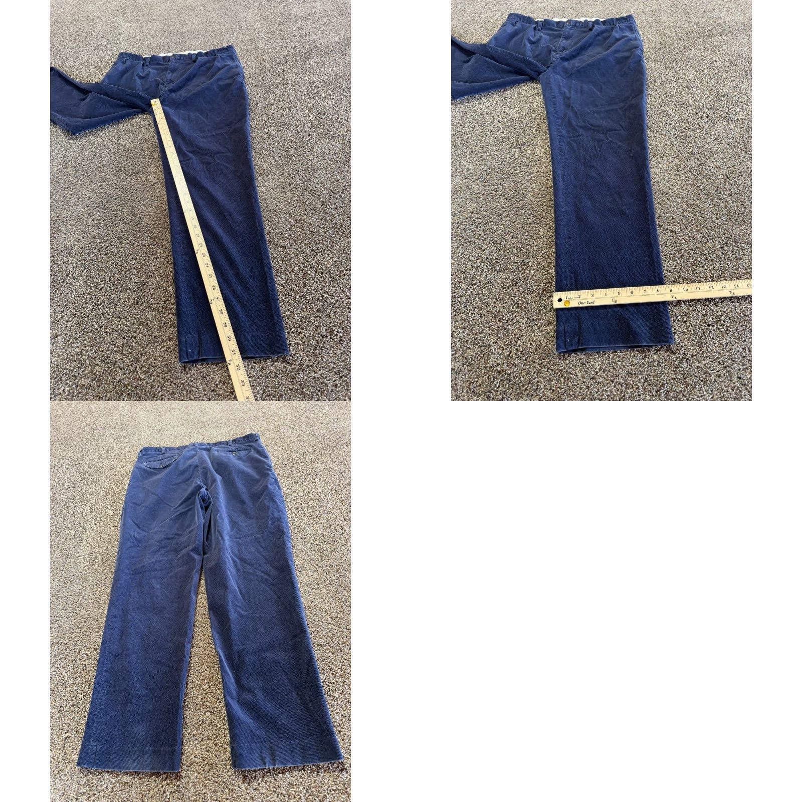 Ralph Lauren VINTAGE Ralph Lauren Polo Golf Pants Mens 38X32 Blue Corduroy Fairway Pleated Polo Pants Mens 38 Blue Corduroy Golf Pants Vintage Mens Size US M / EU 48-50 / 2 - 8 Thumbnail