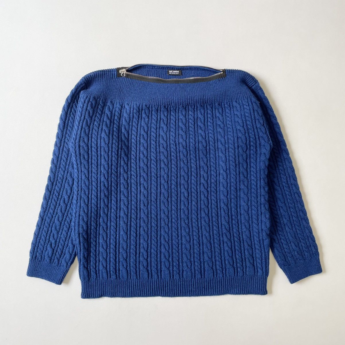 Raf Simons A/W 20 Oversized Cable Knit Sweater Size US M / EU 48-50 / 2 - 1 Thumbnail