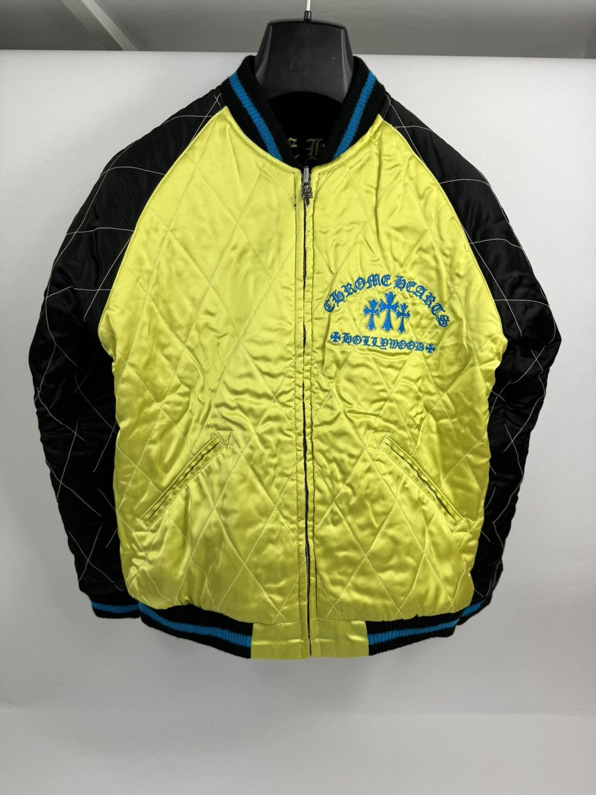 Chrome Hearts REVERSIBLE VELVET/YELLOW JACKET (RARE) Size US S / EU 44-46 / 1 - 4 Thumbnail