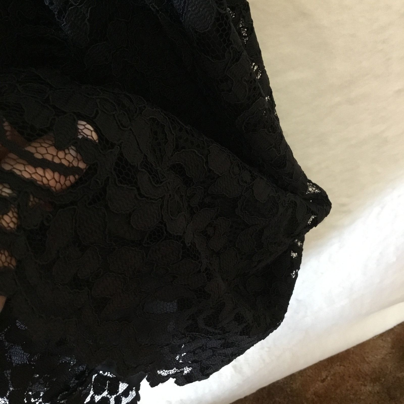 Other David’s Bridal Black Halter Top Laced Short Dress Size S / US 4 / IT 40 - 8 Thumbnail