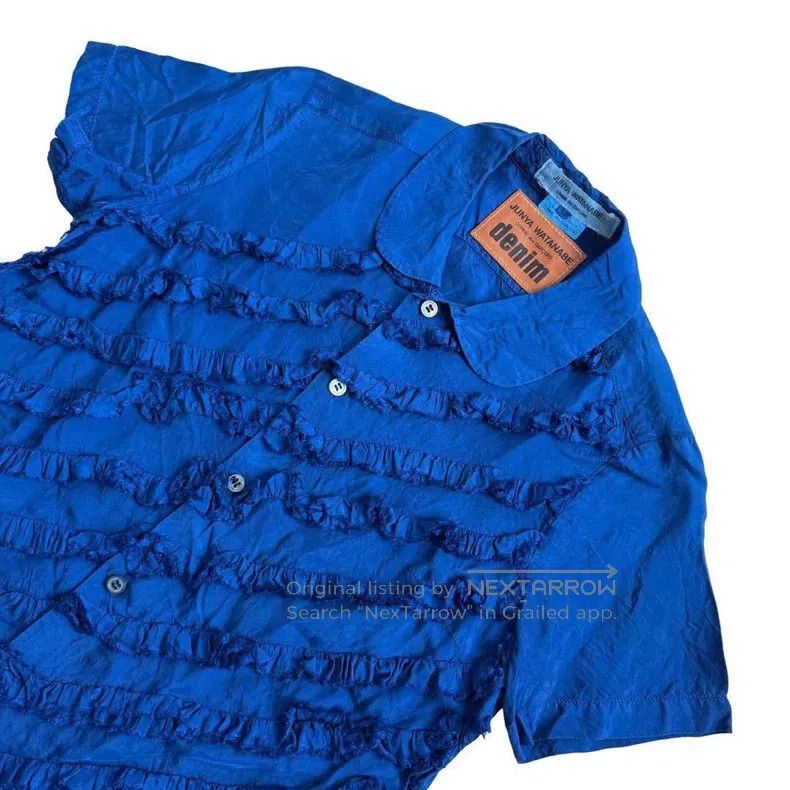 Comme des Garcons Comme Des Garcons Light Blue Short Sleeve Shirt Size XS / US 0-2 / IT 36-38 - 2 Thumbnail