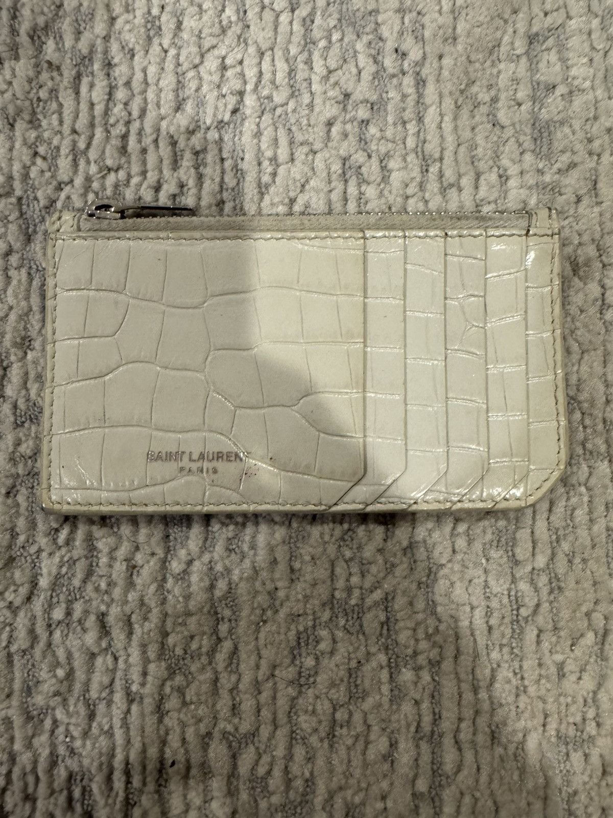 Saint Laurent wallet/coin case, leather, women's
