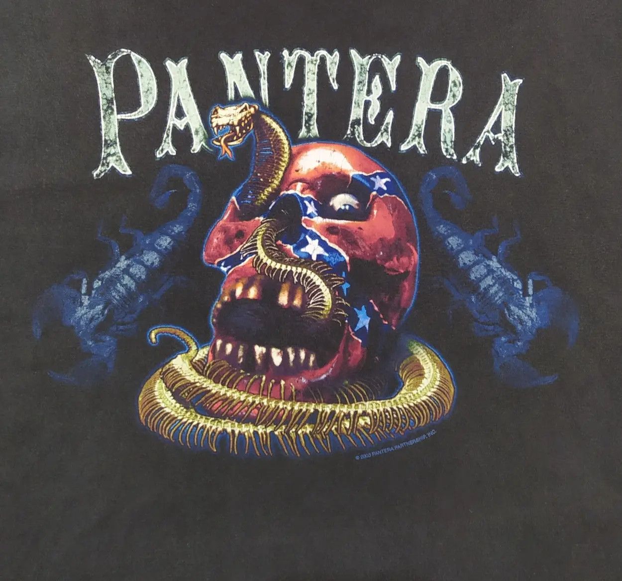 Band Tees Tennessee River Tag Pantera Rock Band Vintage Rare Graphics Size US L / EU 52-54 / 3 - 3 Thumbnail