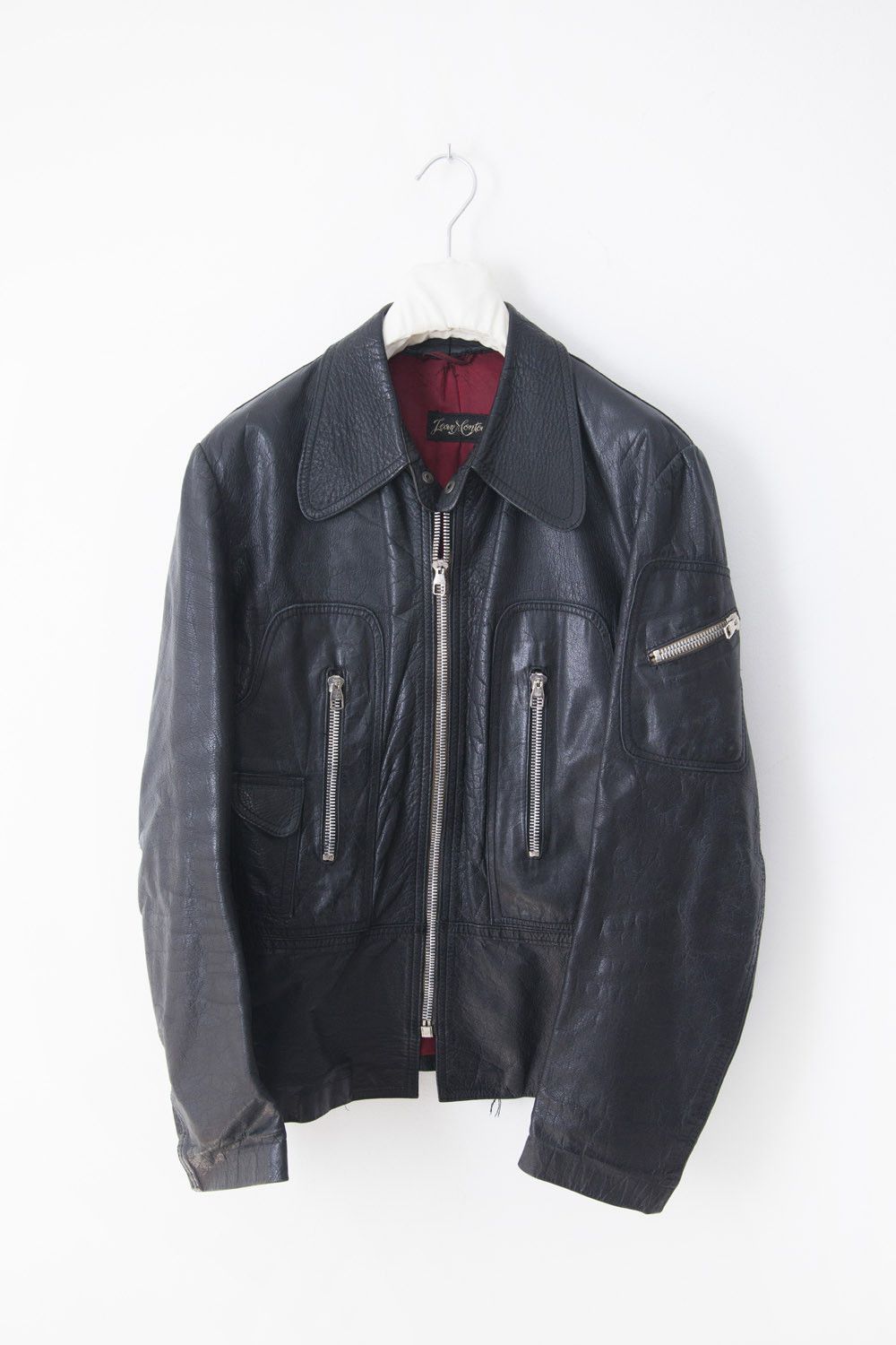 Vintage Vintage 1970's black leather jacket Size US S / EU 44-46 / 1 - 1 Thumbnail