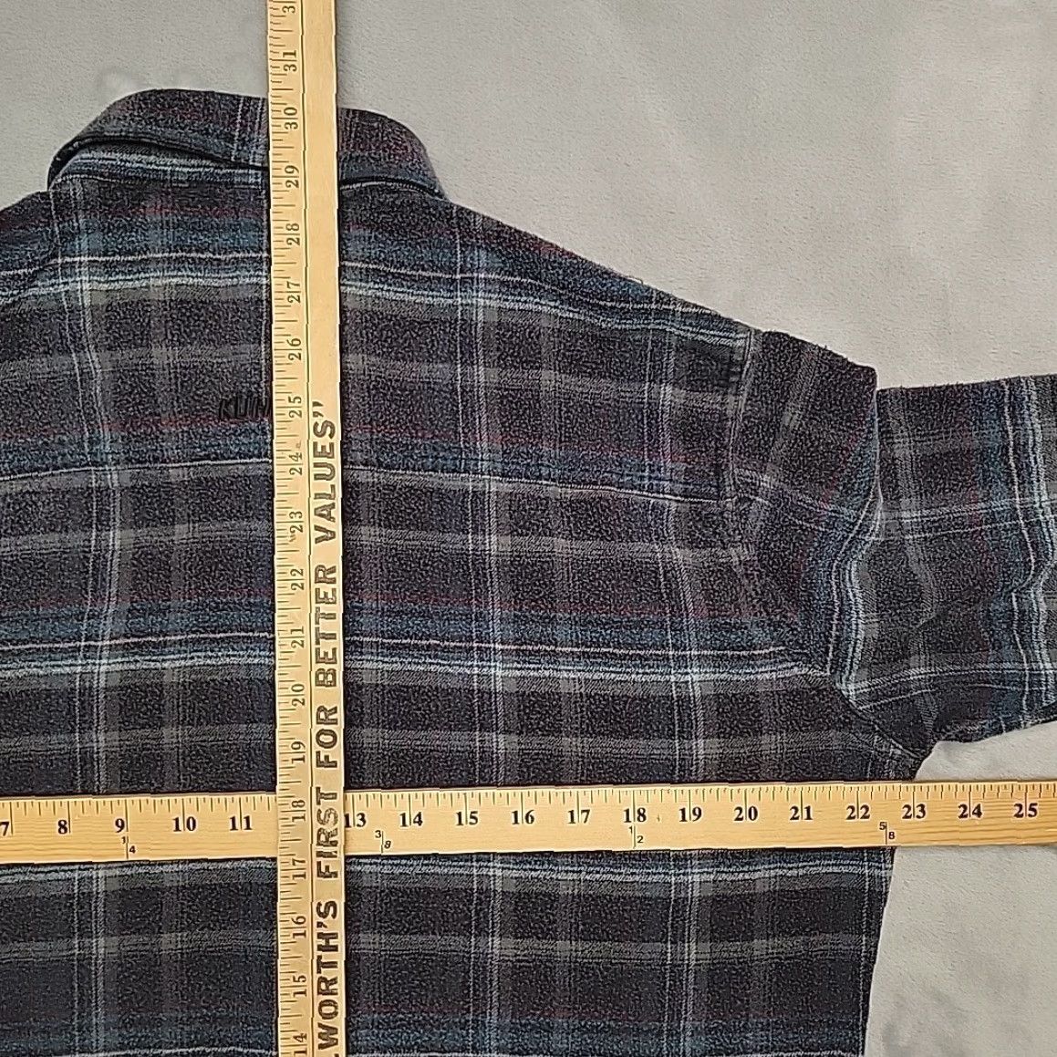 Vintage Kuhl Shirt Mens Large Gray Plaid Flannel Cotton Tencel Blend Outdoor Comfort Shirt Size US L / EU 52-54 / 3 - 8 Thumbnail