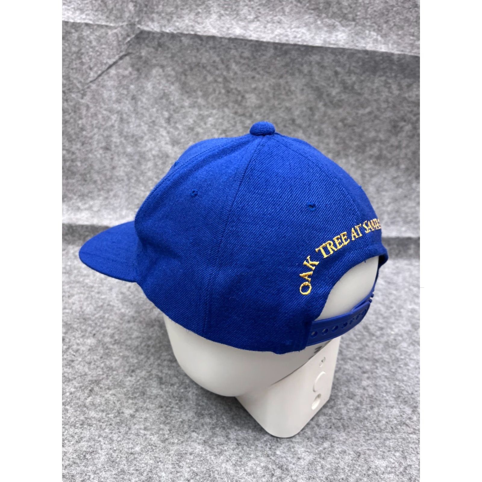 Vintage Blue Cotton Snapback Hat - California Cup Horse Racing - Adjustable One Size - Mens Size ONE SIZE - 5 Thumbnail