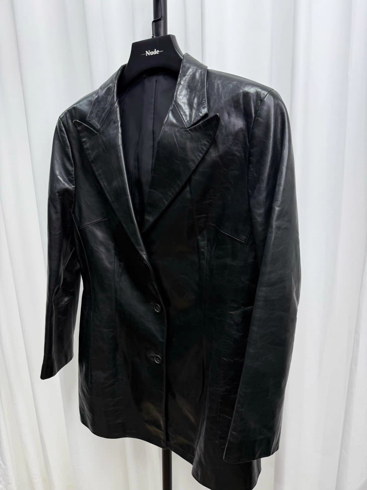 Yohji Yamamoto Yohji Yamamoto Noir Leather Jacket K20 Size US M / EU 48-50 / 2 - 2 Thumbnail