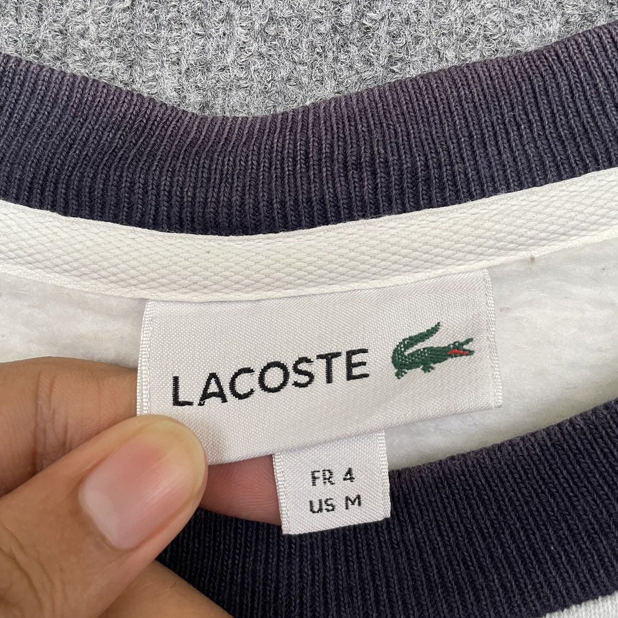 Designer × Lacoste Vintage Lacoste Tricolour Sweatshirt Size US M / EU 48-50 / 2 - 3 Thumbnail
